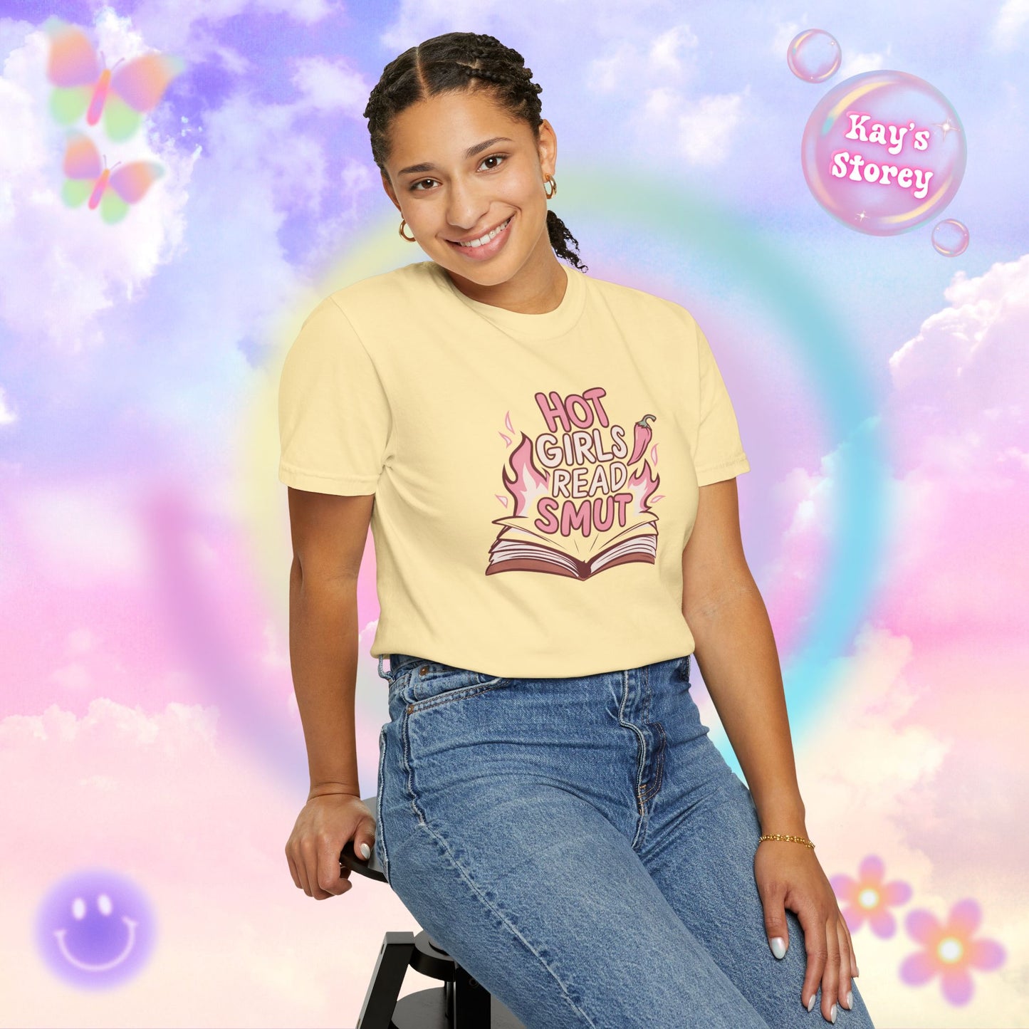 Hot Girls Read Smut 2 Comfort Colors T-Shirt