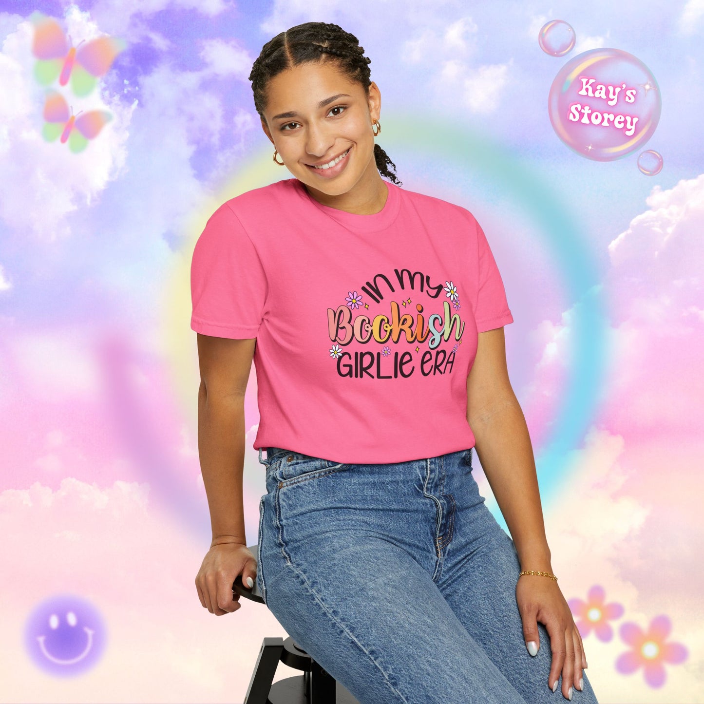 Bookish Girlie Era Comfort Colors T-Shirt