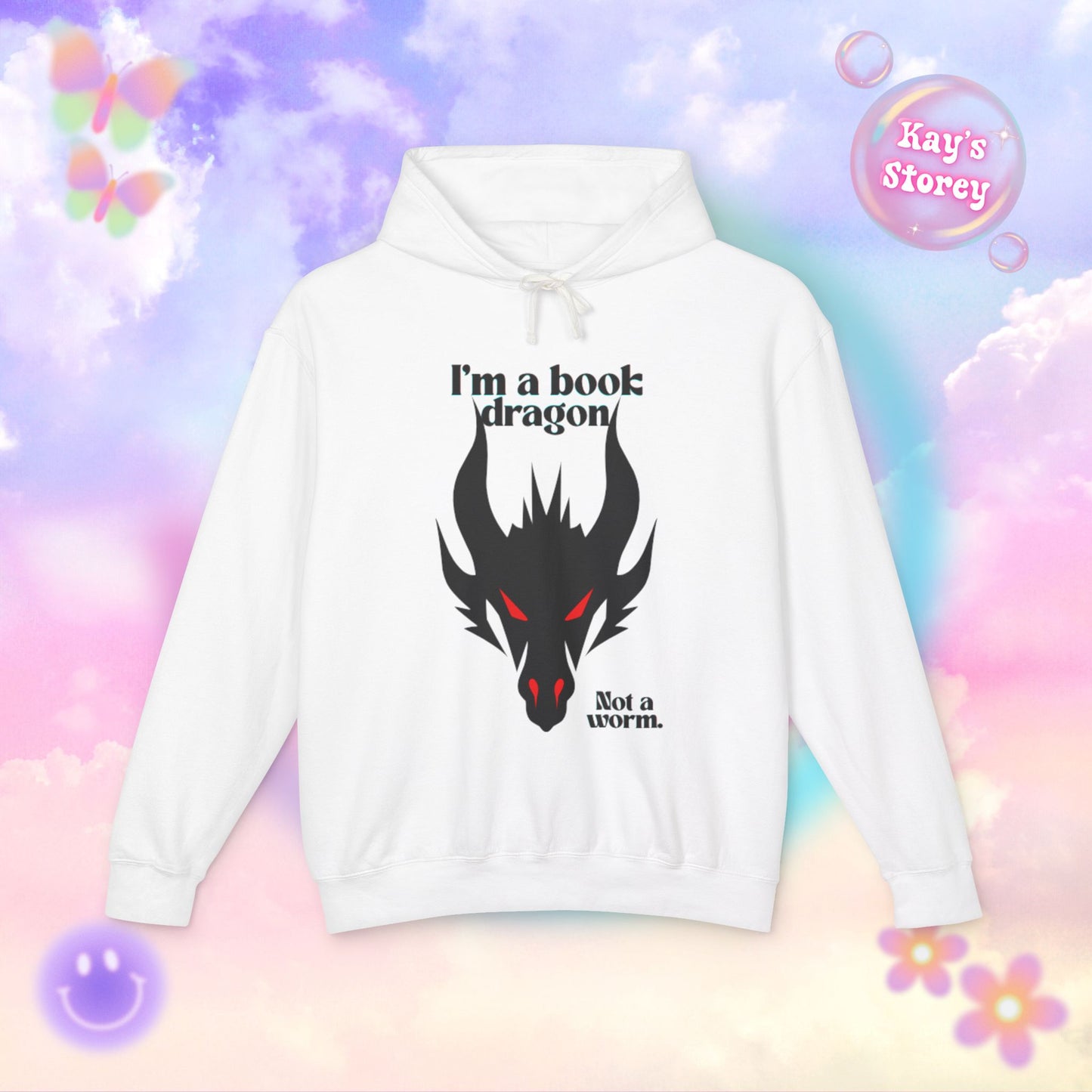 Red Book Dragon Unisex Lightweight Hooded Sweatshirt