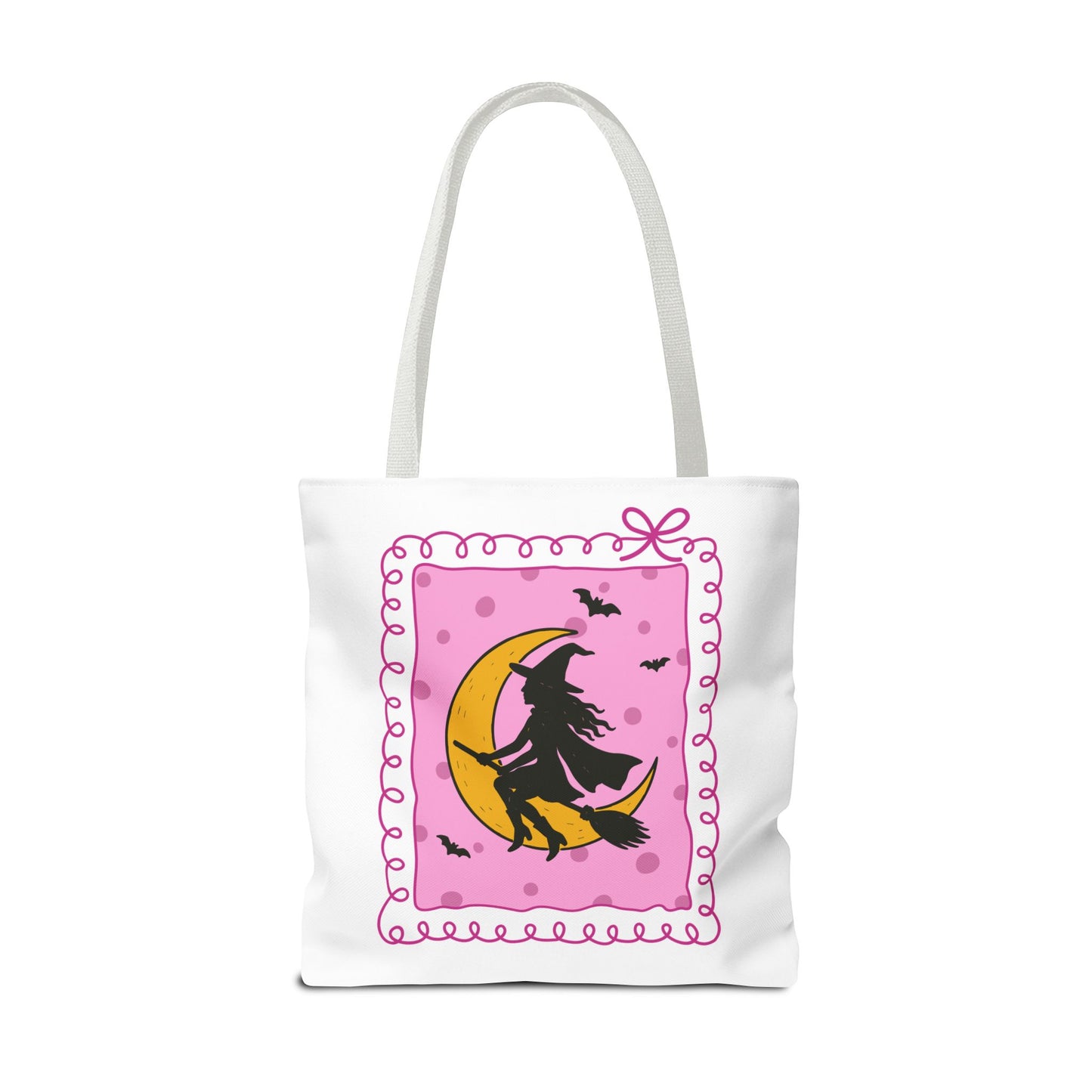 Spooky Season Witch Book Tote Bag