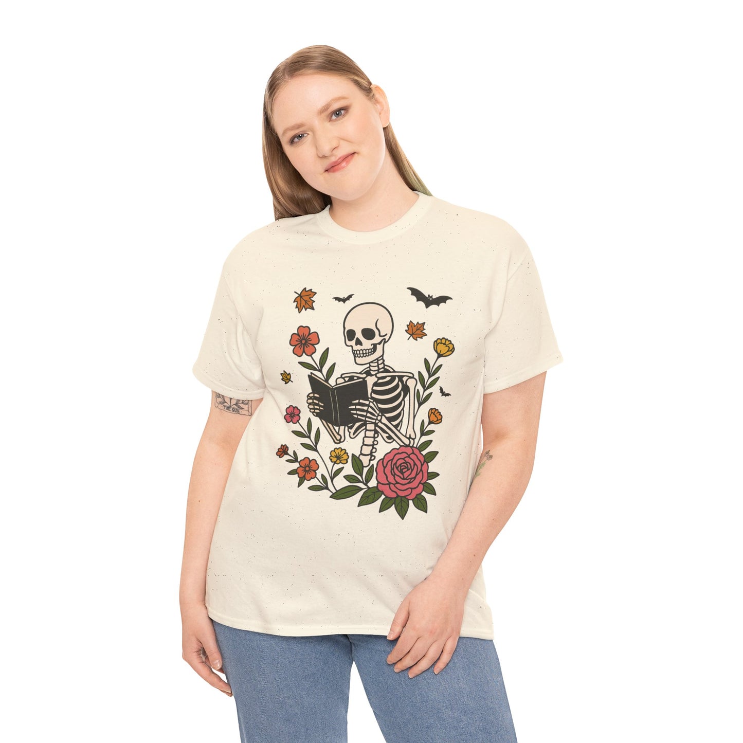 Skeleton Reading Tee - Bookish Gift