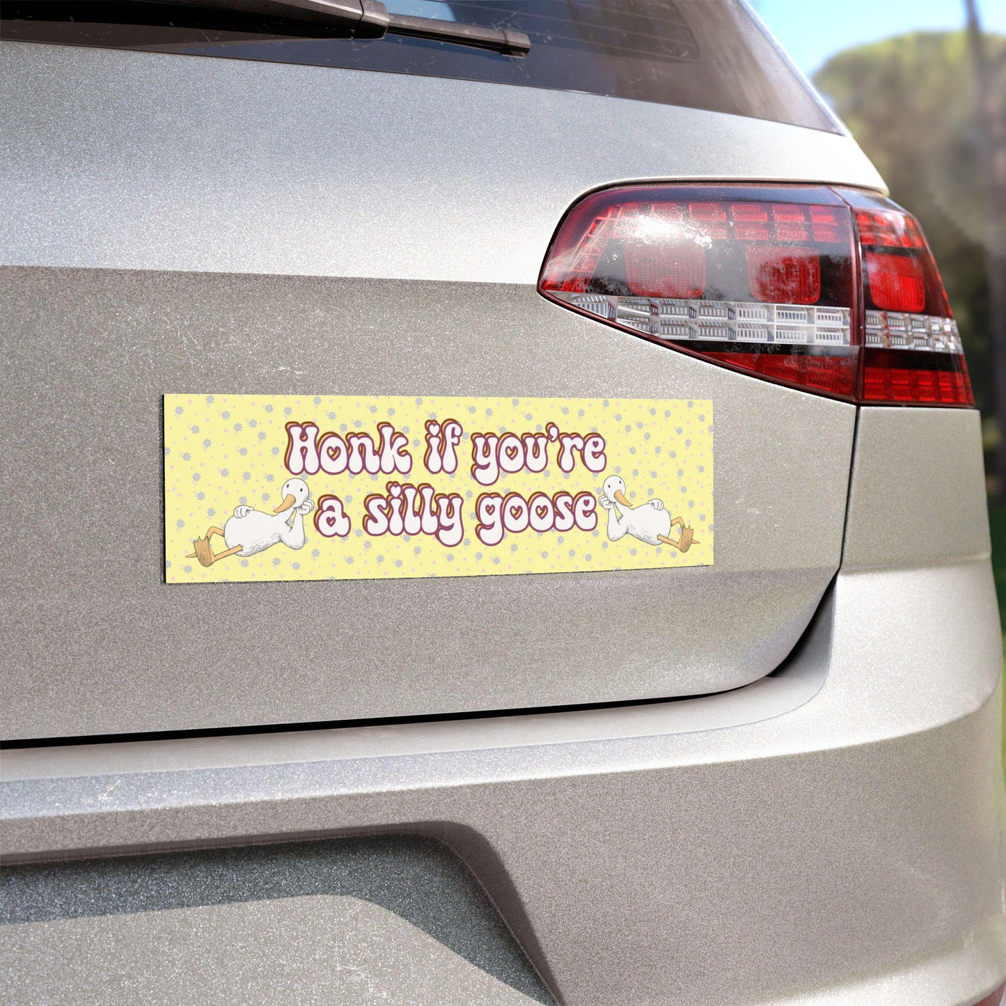 Honk Silly Goose Car Magnet
