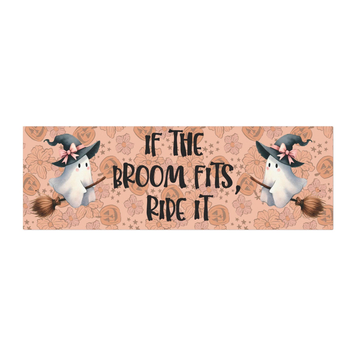 If The Broom Fits, Ride It Car Magnet