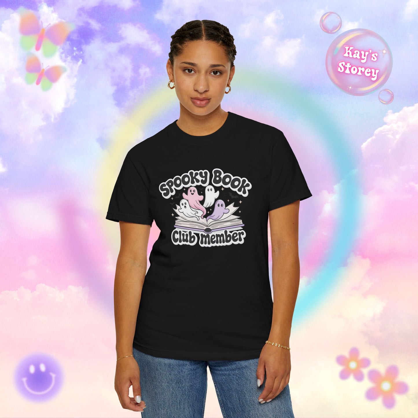 Spooky Book Club Member Comfort Colors T-Shirt