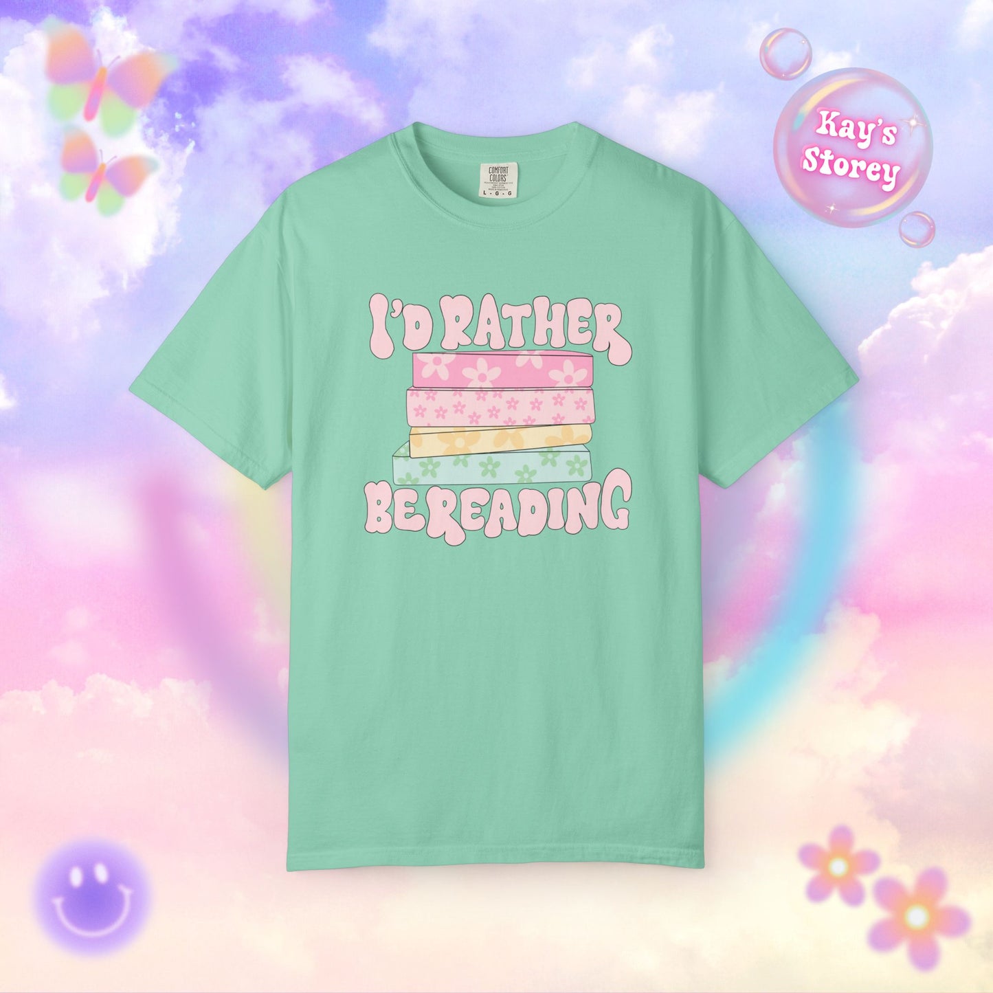I'd Rather Be Reading Comfort Colors T-Shirt