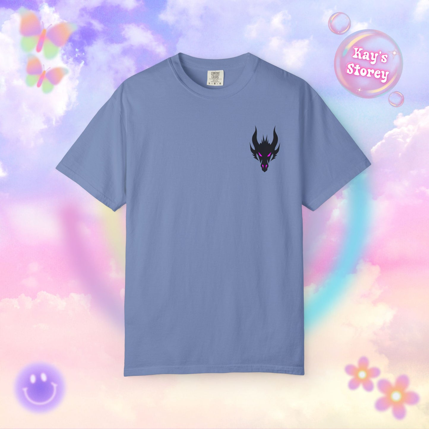 Book Dragon Pink Comfort Colors T-Shirt