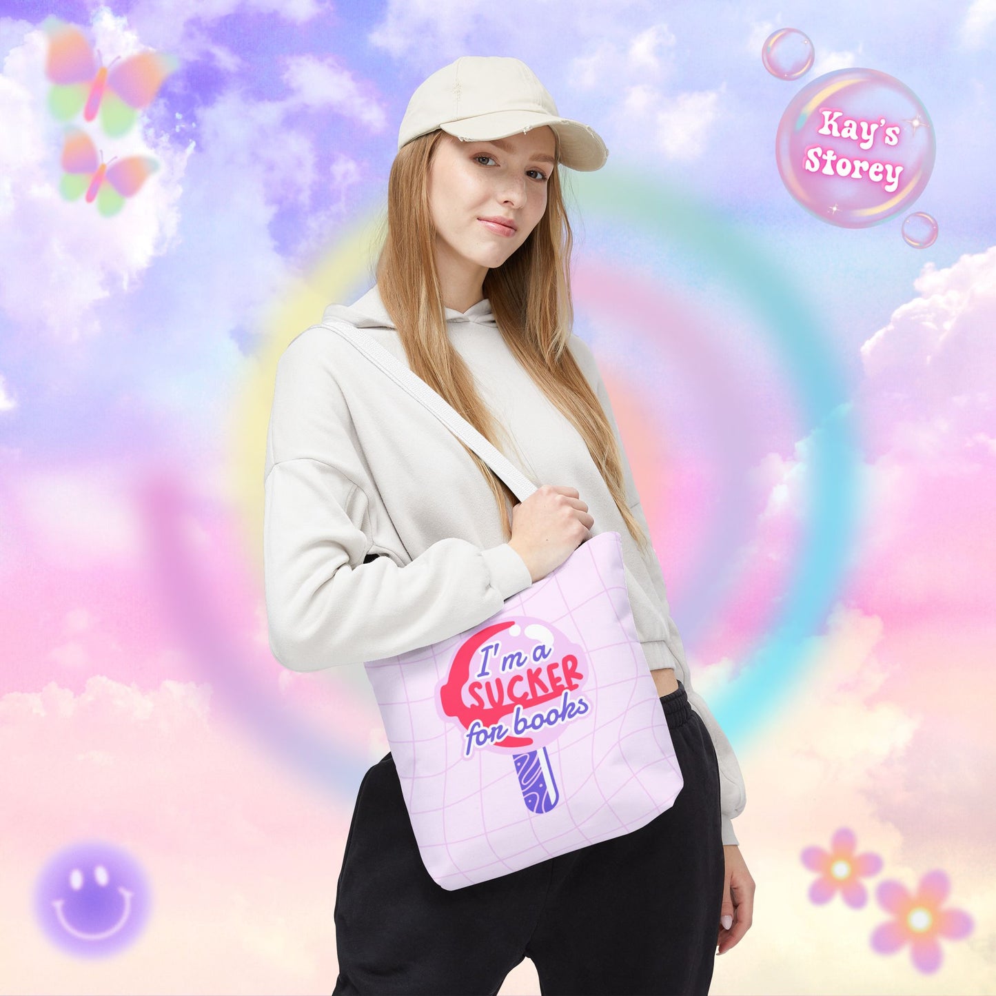 Sucker for Books Tote Bag