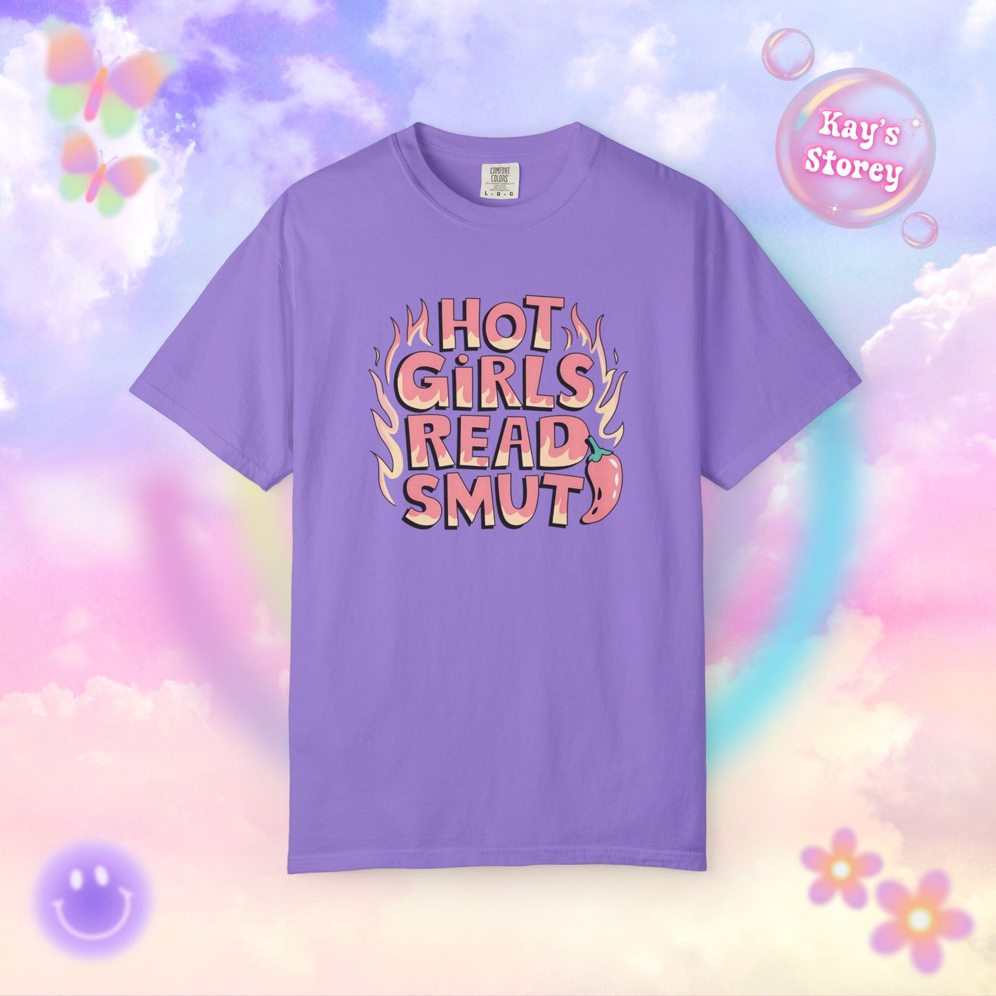 Hot Girls Read Smut Comfort Colors T-Shirt