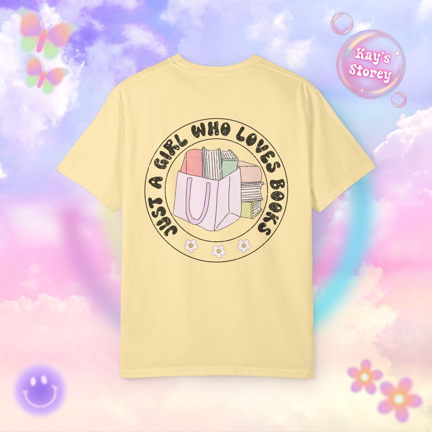 Just A Girl Who Loves Books Comfort Colors T-Shirt