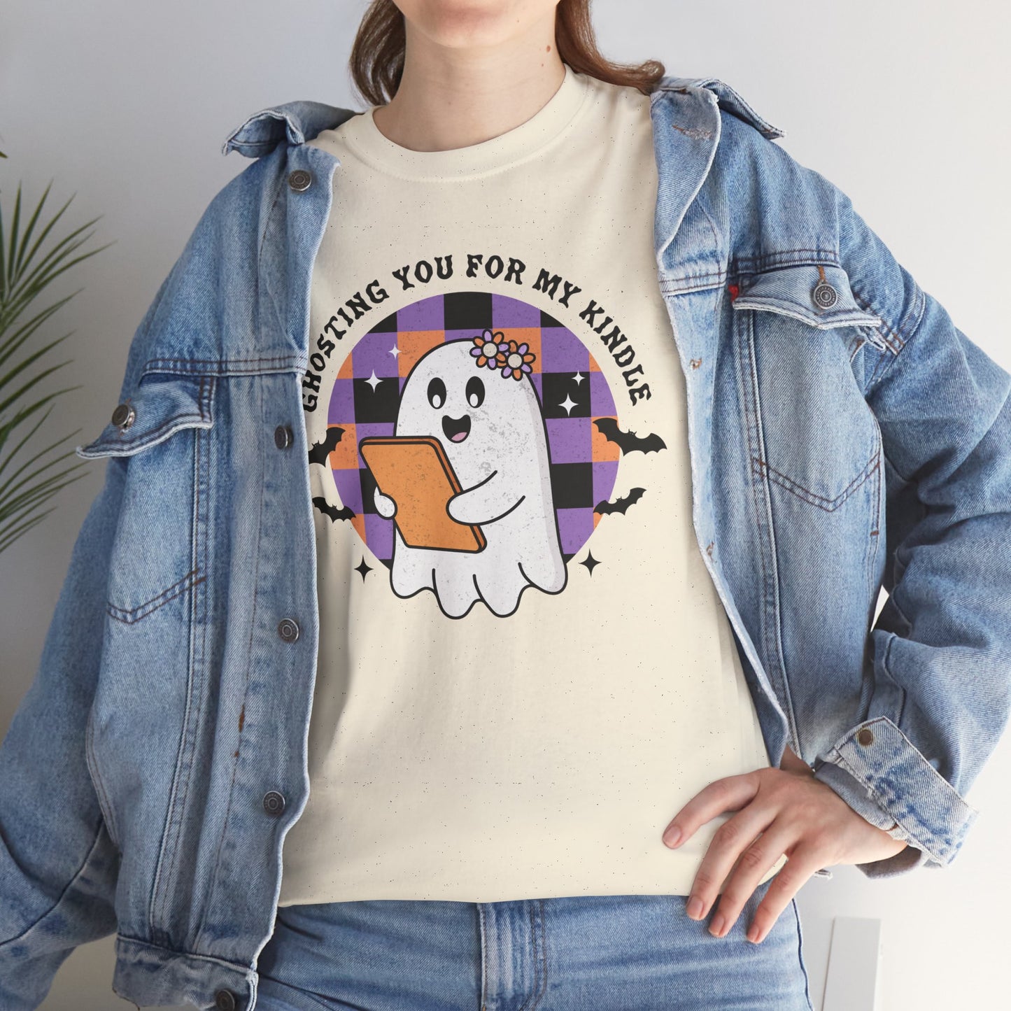 Ghosting You for my Kindle Halloween Tee - Bookish Gift
