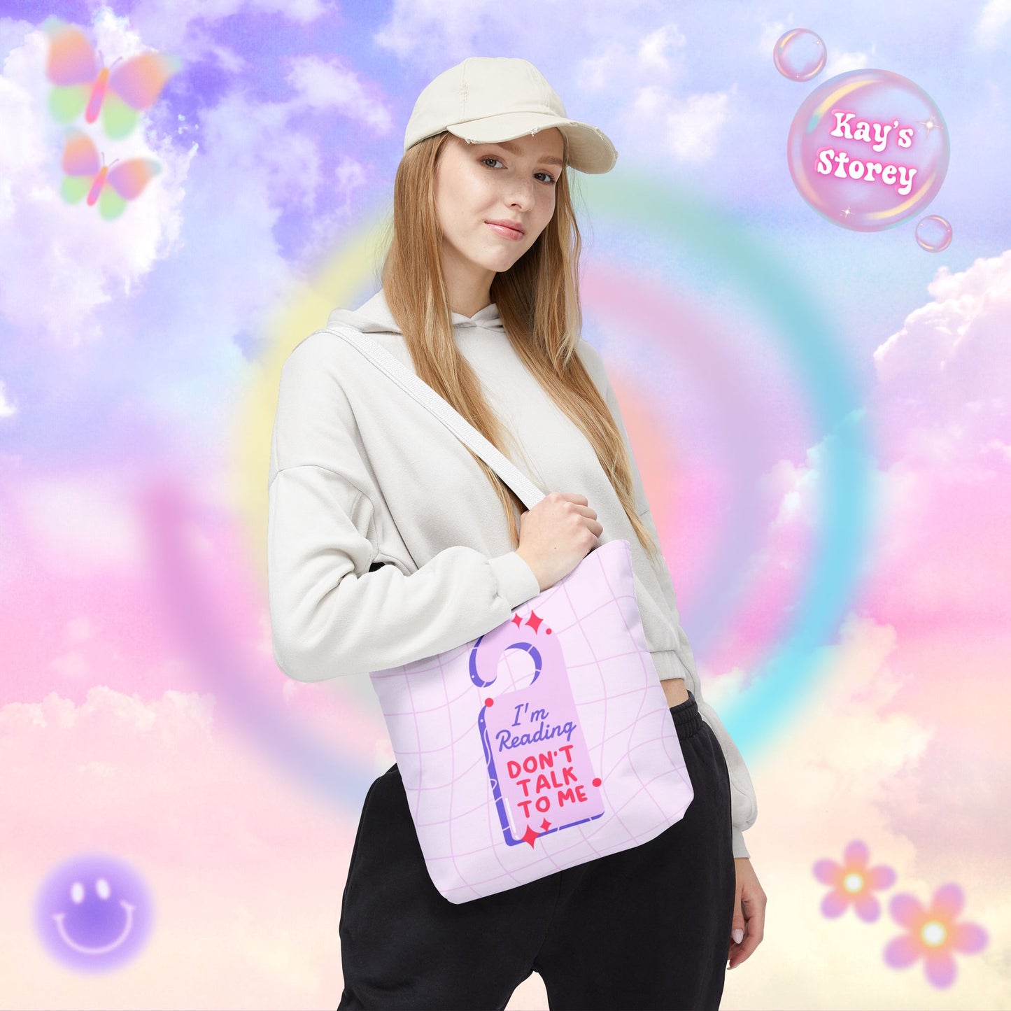 Reading, Don't Talk To Me Tote Bag