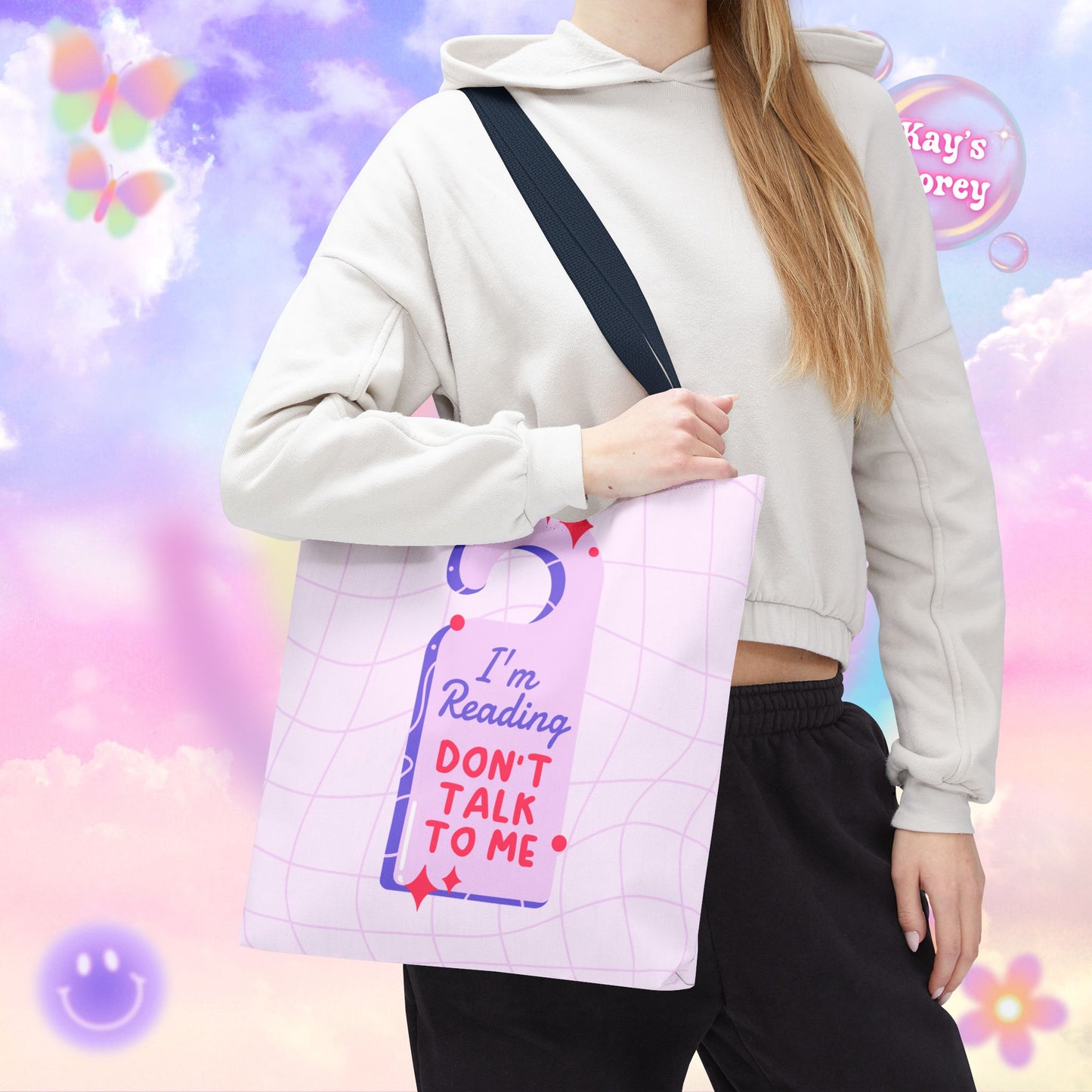 Reading, Don't Talk To Me Tote Bag