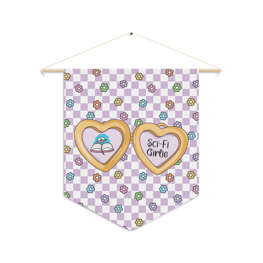 Purple Sci-Fi Girlie Pennant