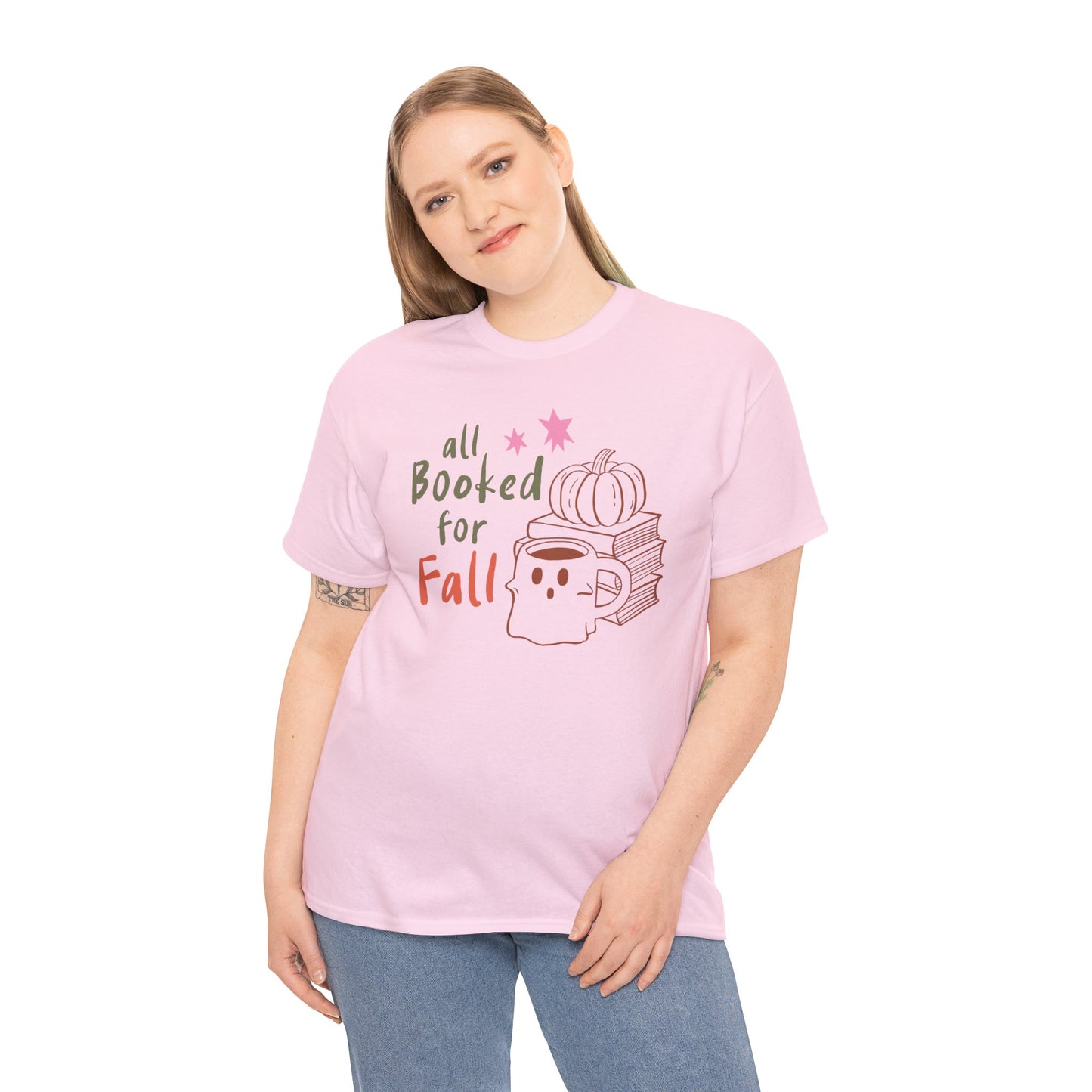 All Booked For Fall Tee - Bookish Gift