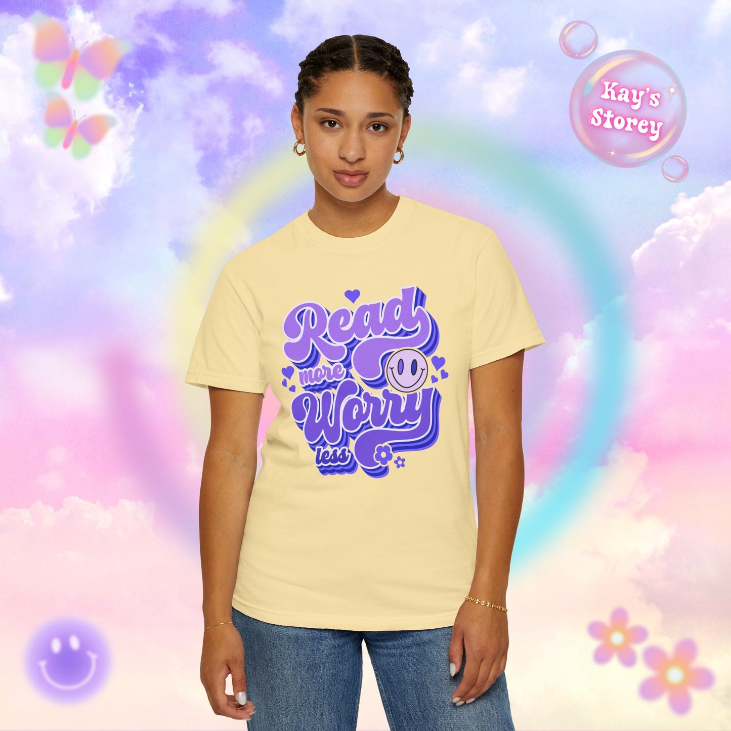 Read More, Worry Less Comfort Colors T-Shirt