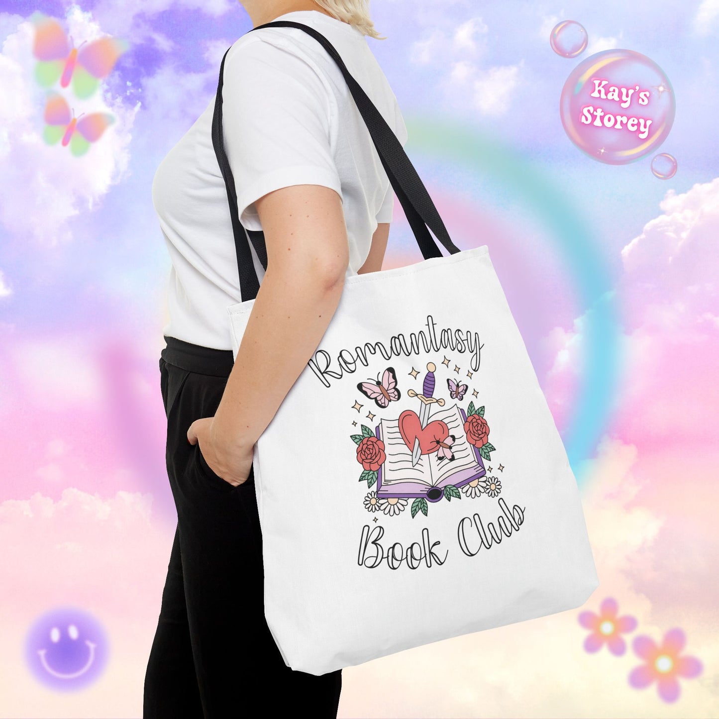 Romantasy Book Club Tote Bag