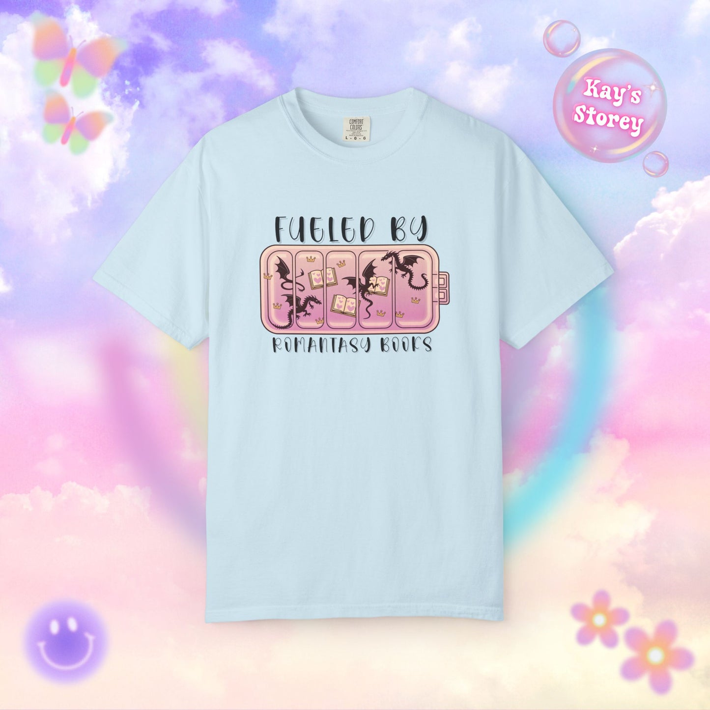Fueled by Romantasy Books Comfort Colors T-Shirt