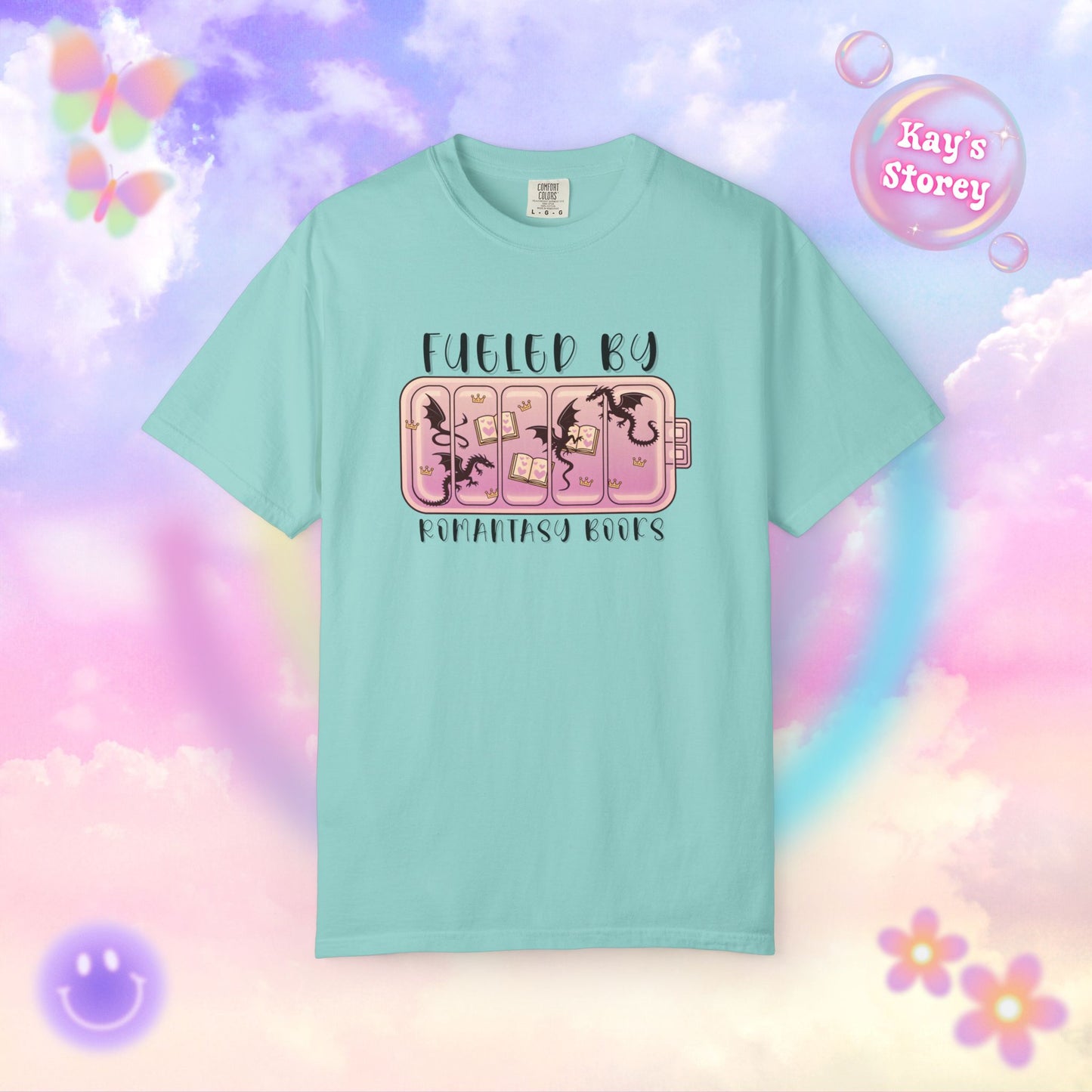 Fueled by Romantasy Books Comfort Colors T-Shirt