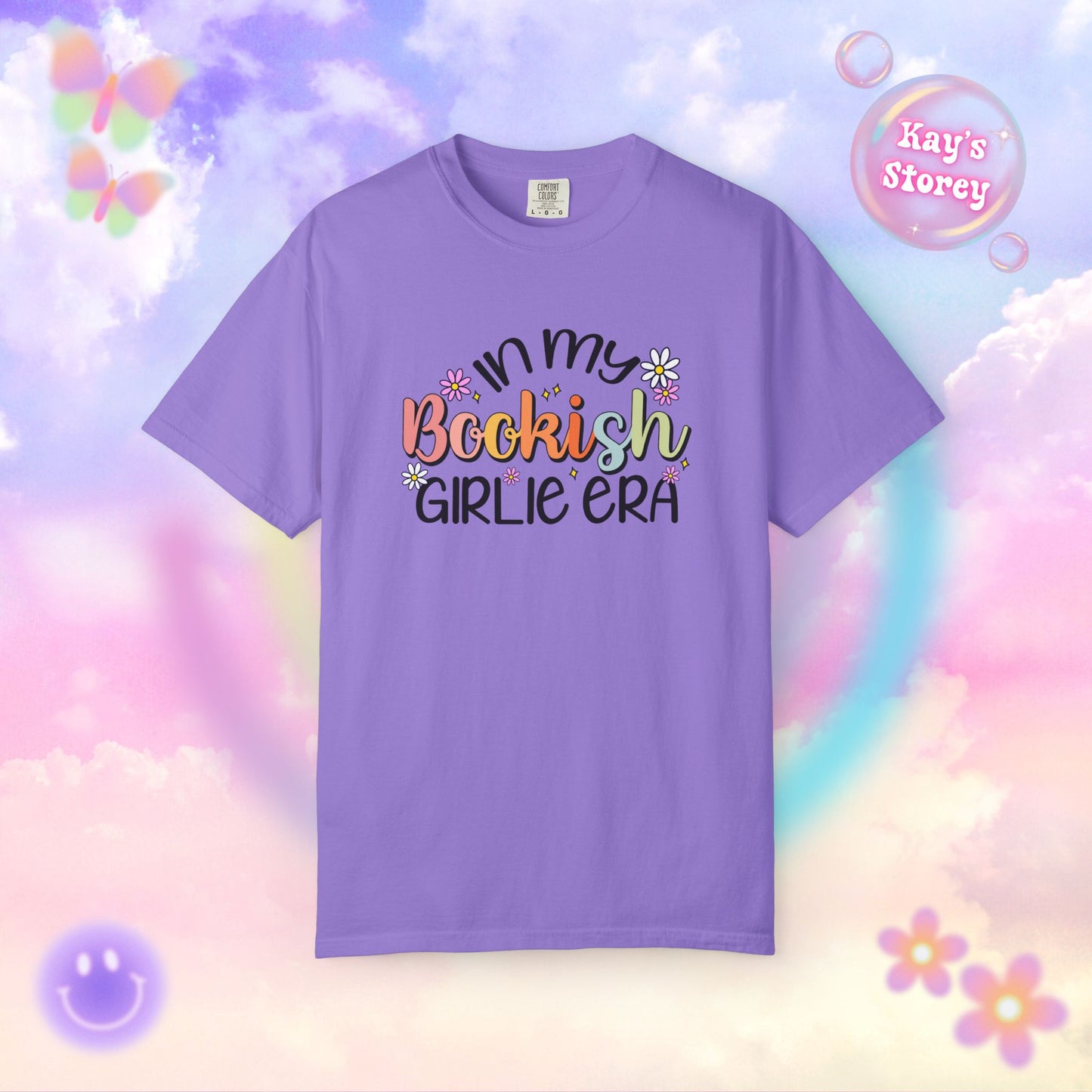 Bookish Girlie Era Comfort Colors T-Shirt
