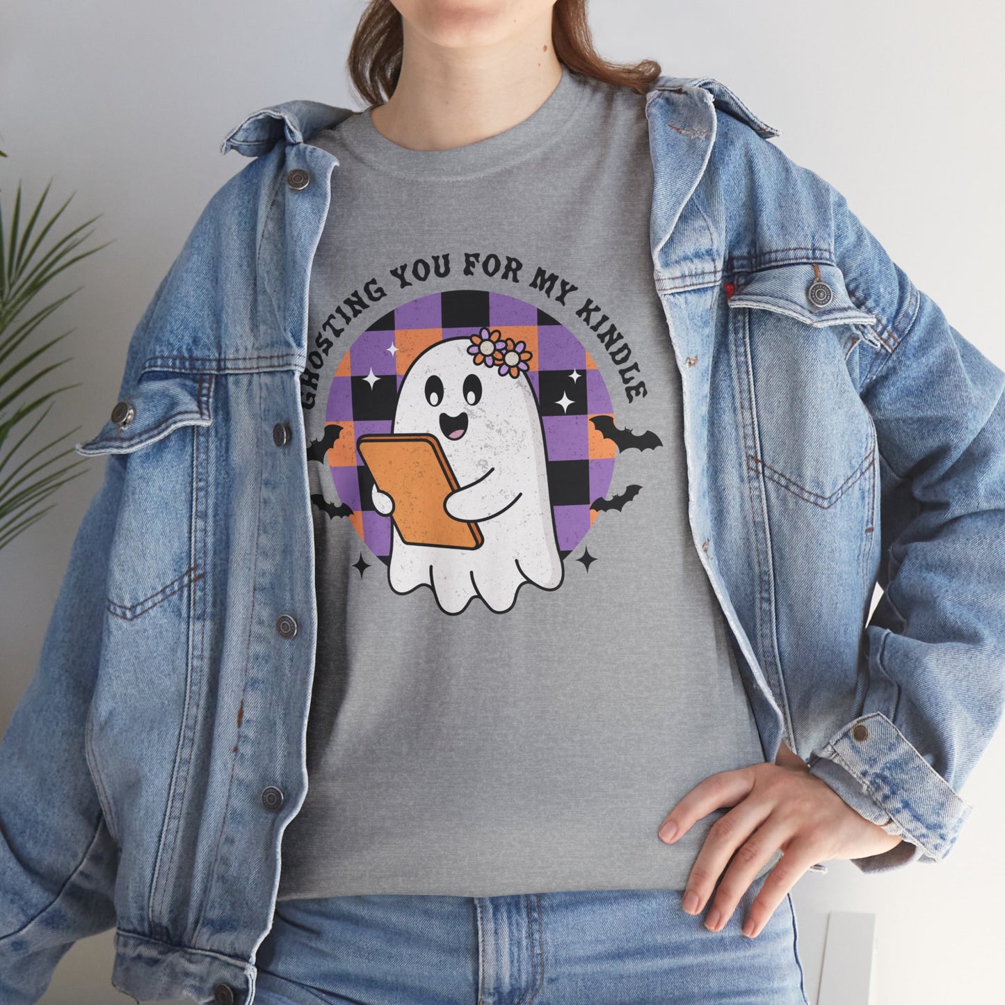 Ghosting You for my Kindle Halloween Tee - Bookish Gift