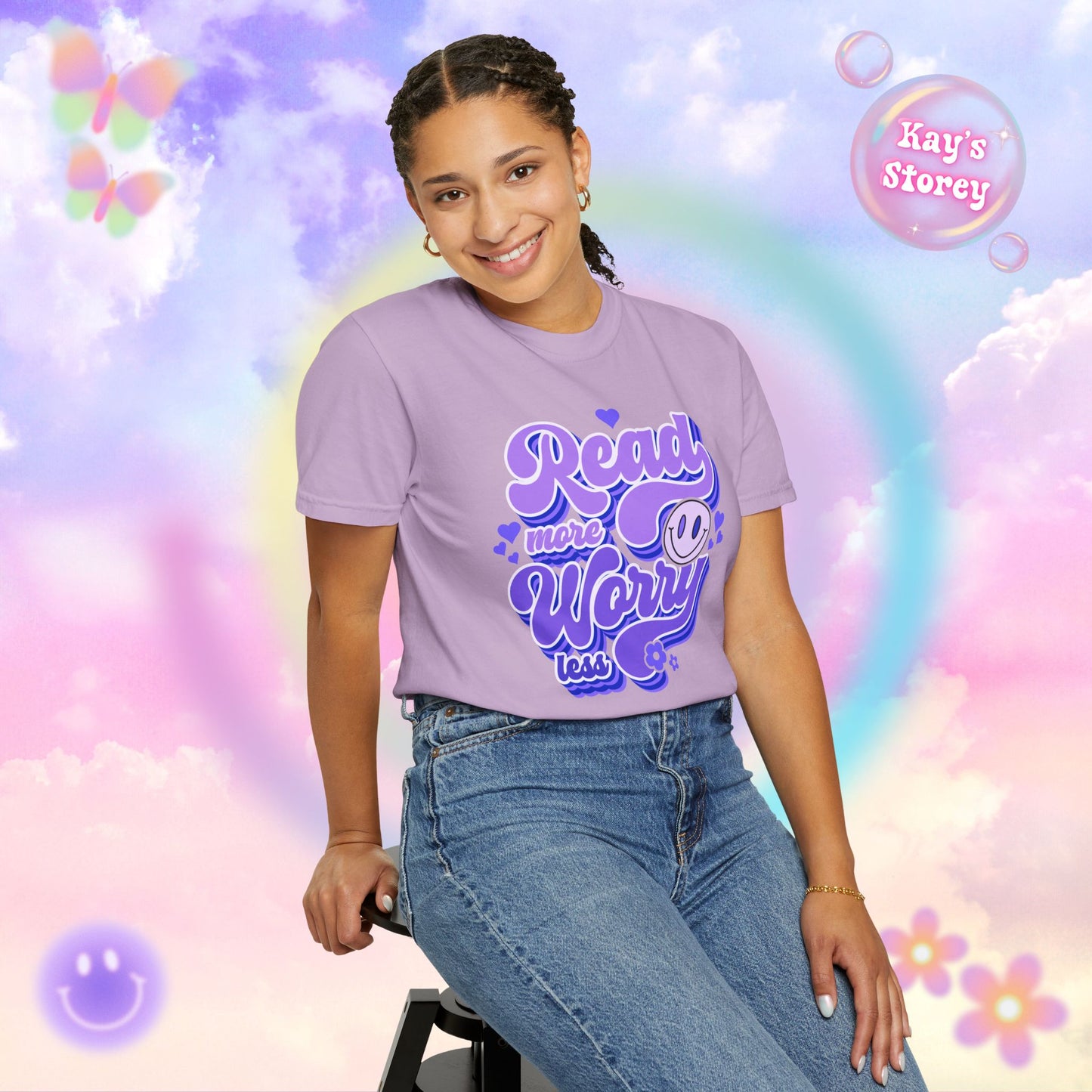 Read More, Worry Less Comfort Colors T-Shirt
