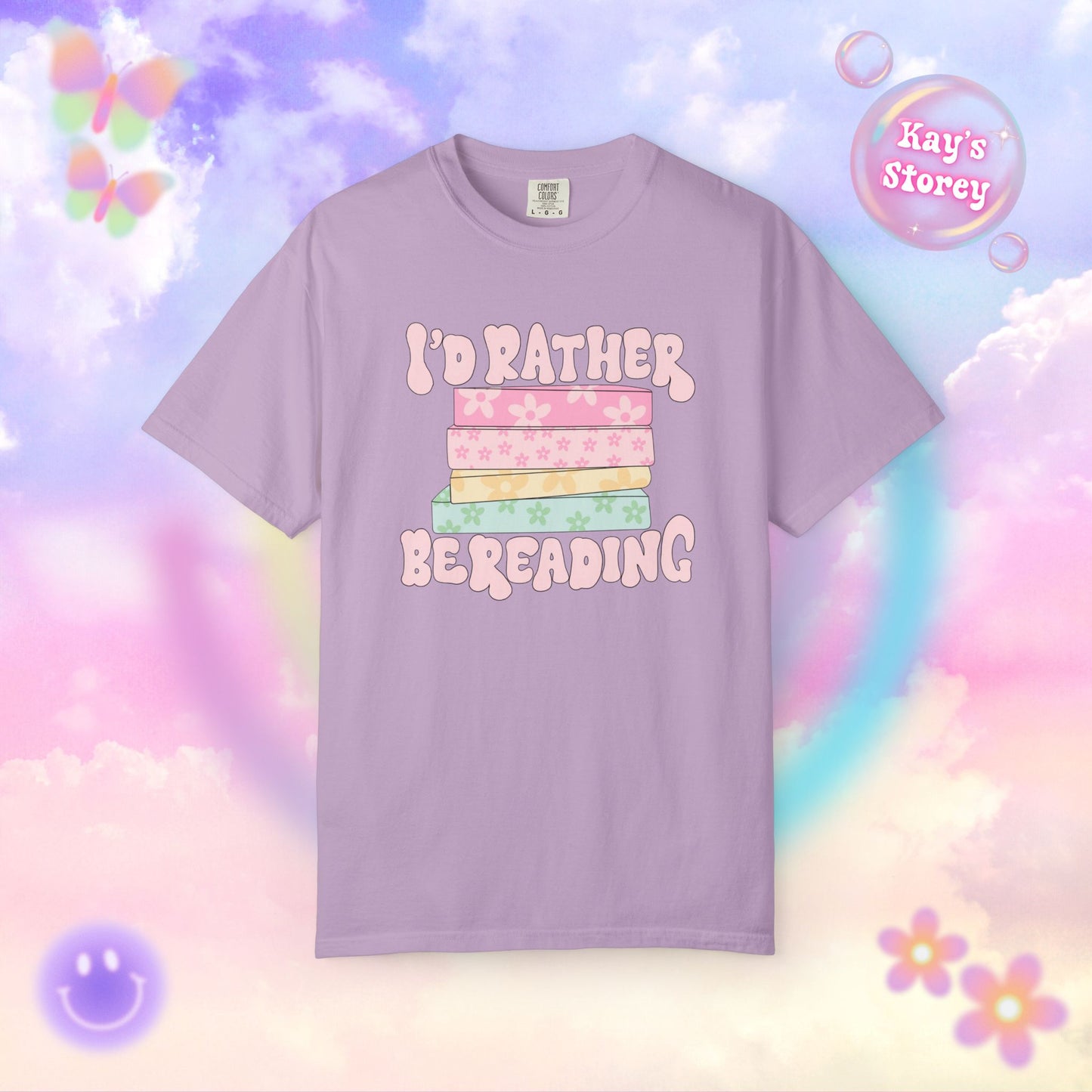 I'd Rather Be Reading Comfort Colors T-Shirt