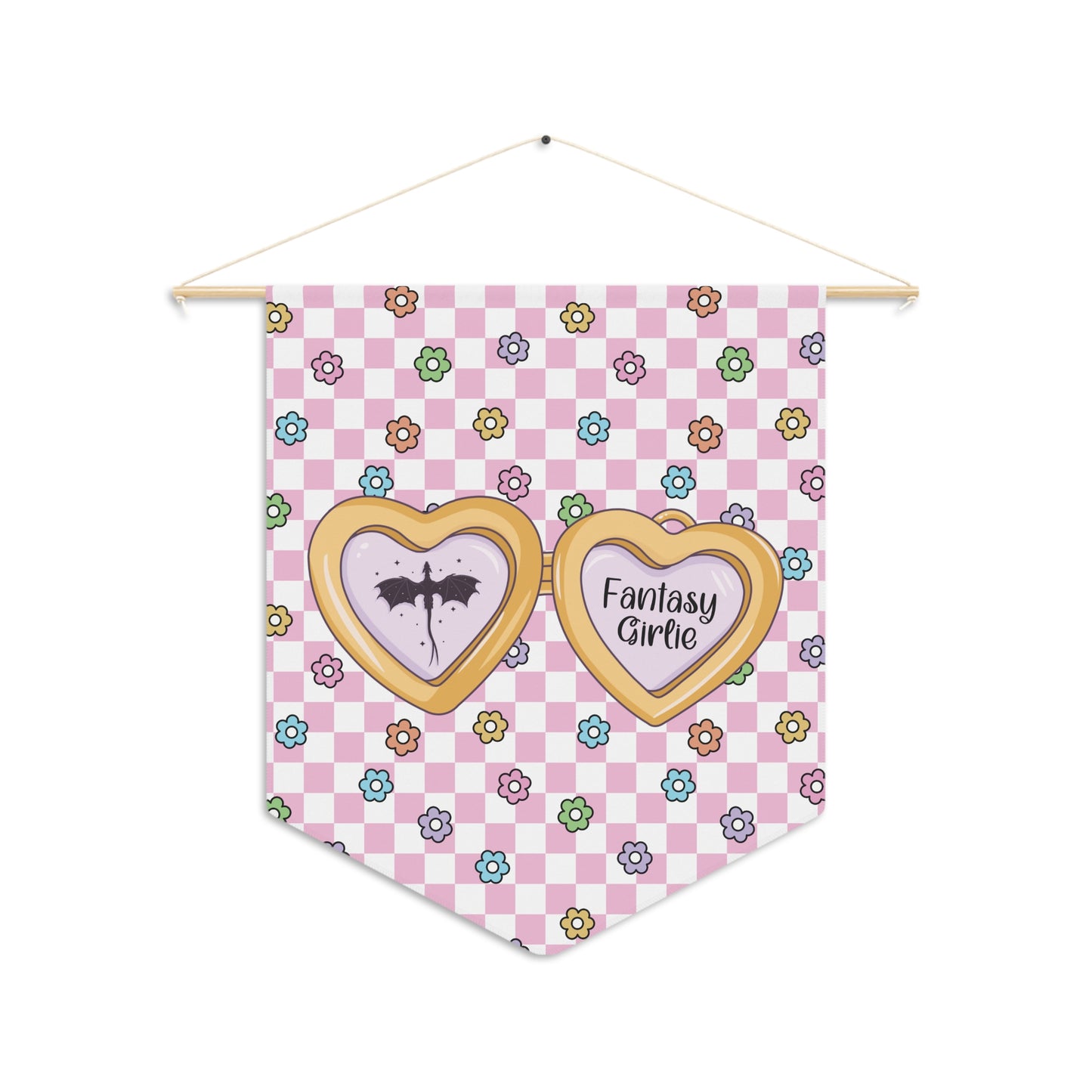 Pink Fantasy Girlie Pennant