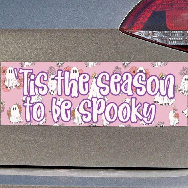 Tis the Season To Be Spooky Car Magnet