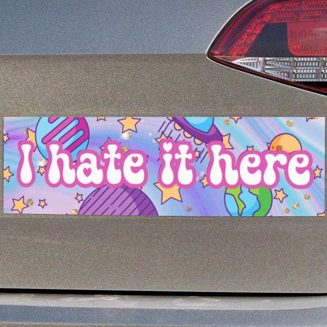 I Hate It Here Car Magnet