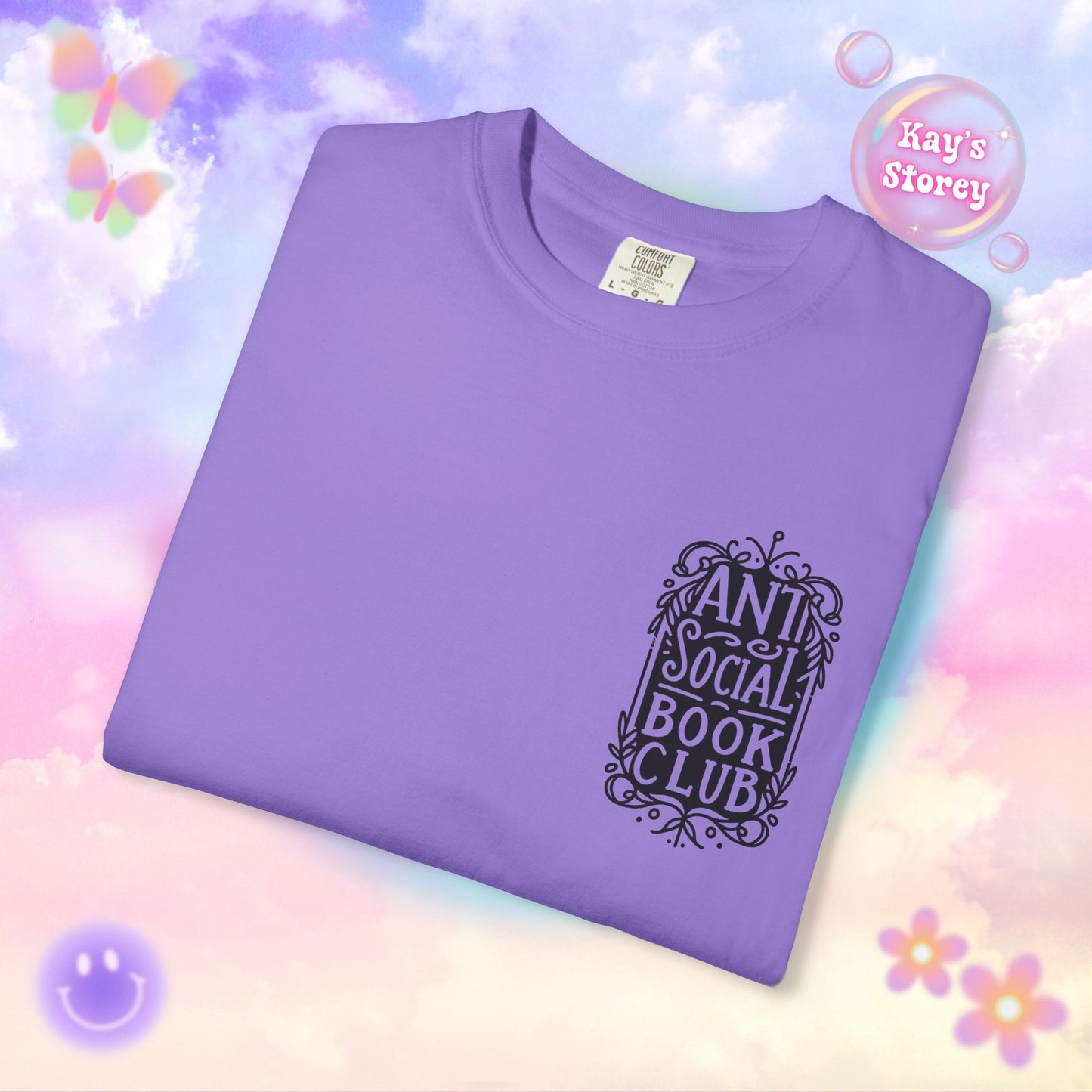Anti Social Book Club Comfort Colors T-Shirt