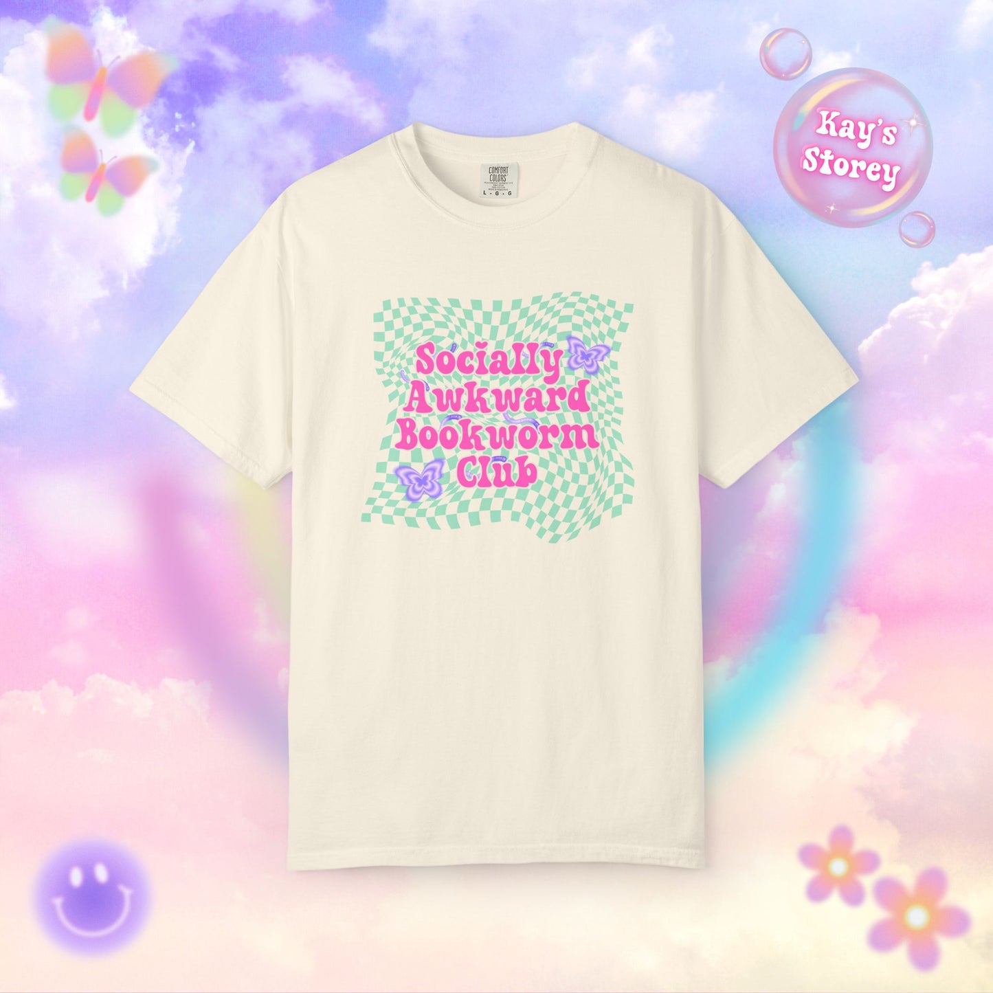 Socially Awkward Bookworm Club Comfort Colors T-Shirt