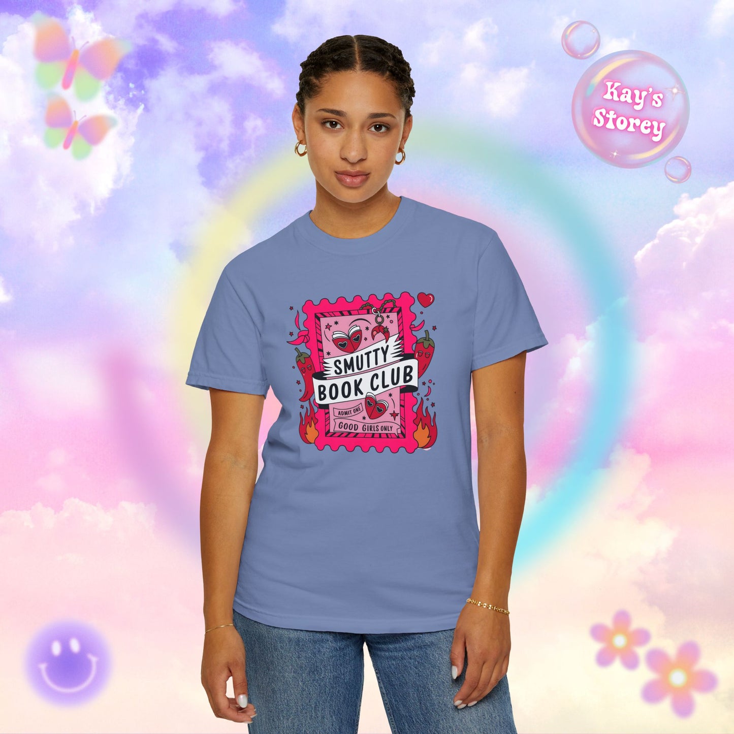 Smutty Book Club Comfort Colors T-Shirt