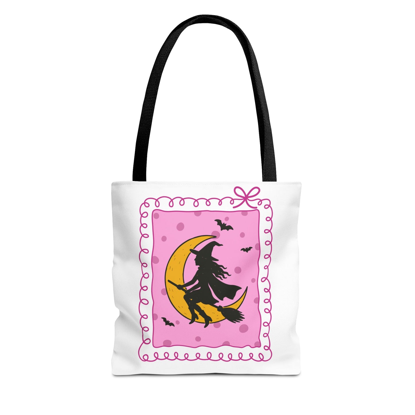 Spooky Season Witch Book Tote Bag