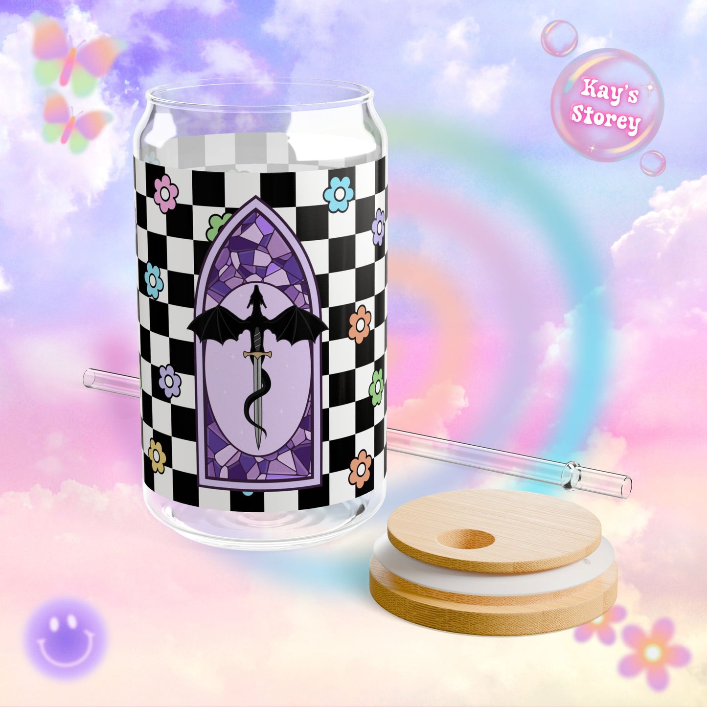 Romantasy Sipper Glass, 16oz