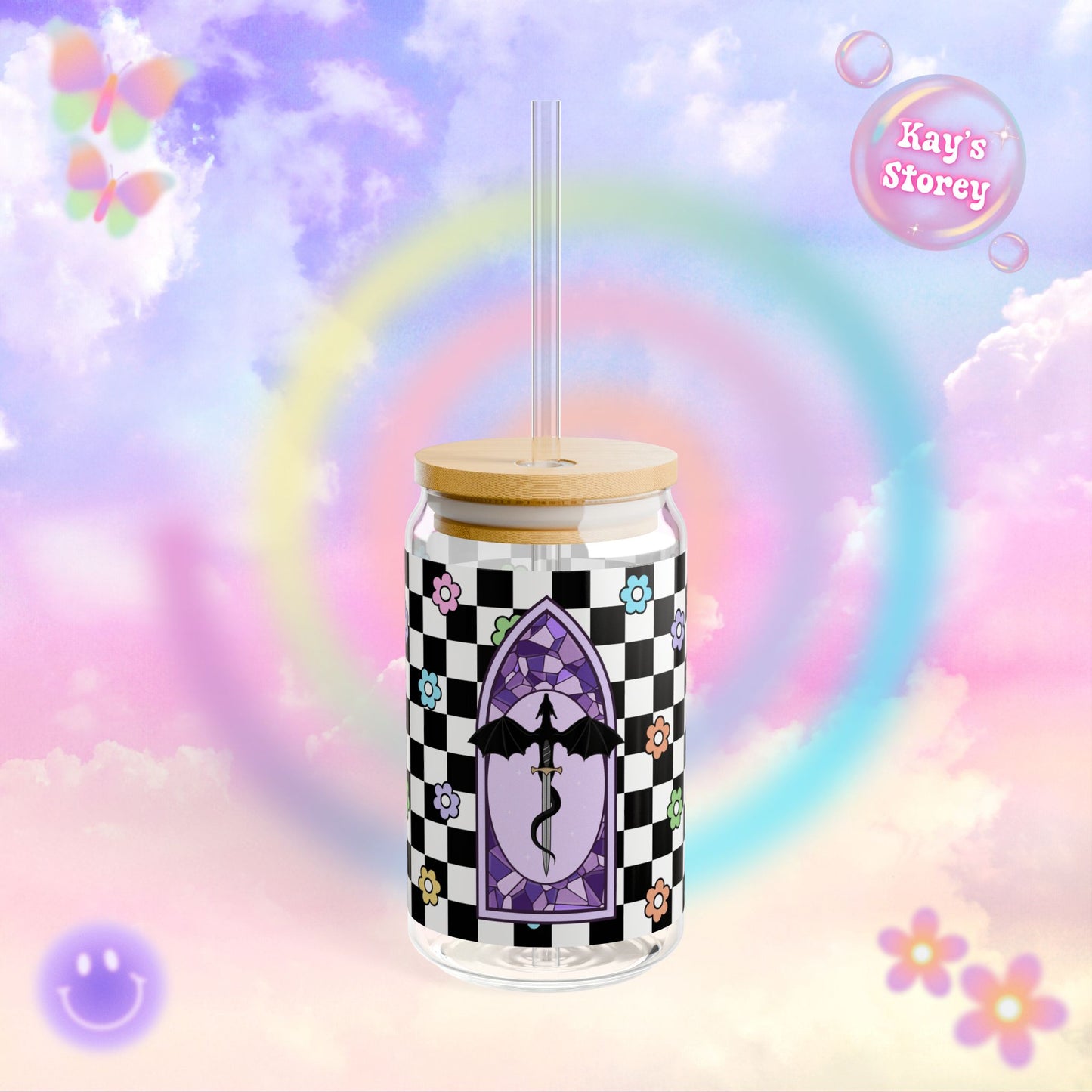Romantasy Sipper Glass, 16oz