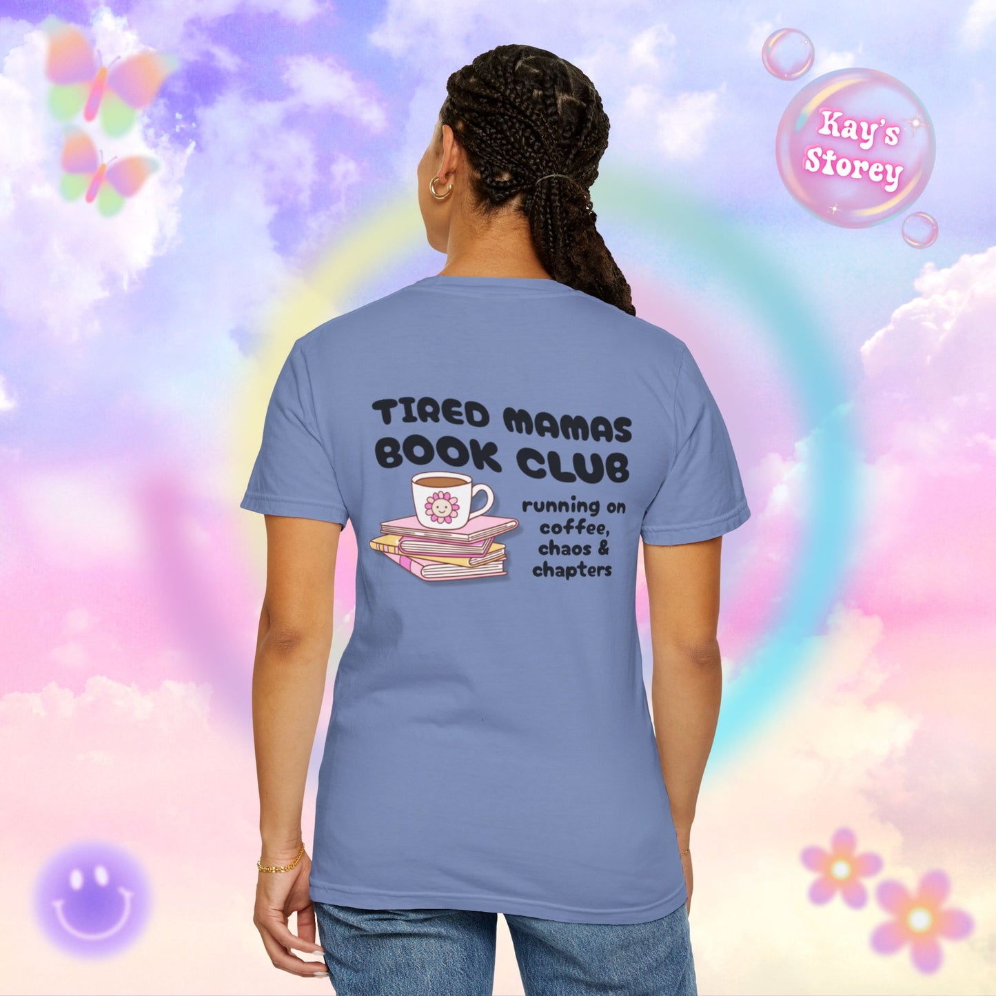 Tired Mamas Book Club Comfort Colors T-Shirt