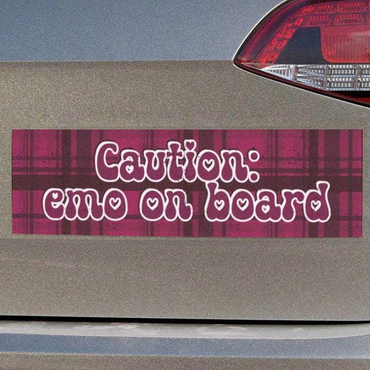Emo on Board Car Magnet