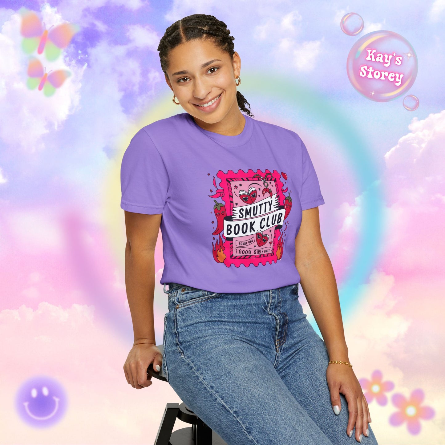 Smutty Book Club Comfort Colors T-Shirt