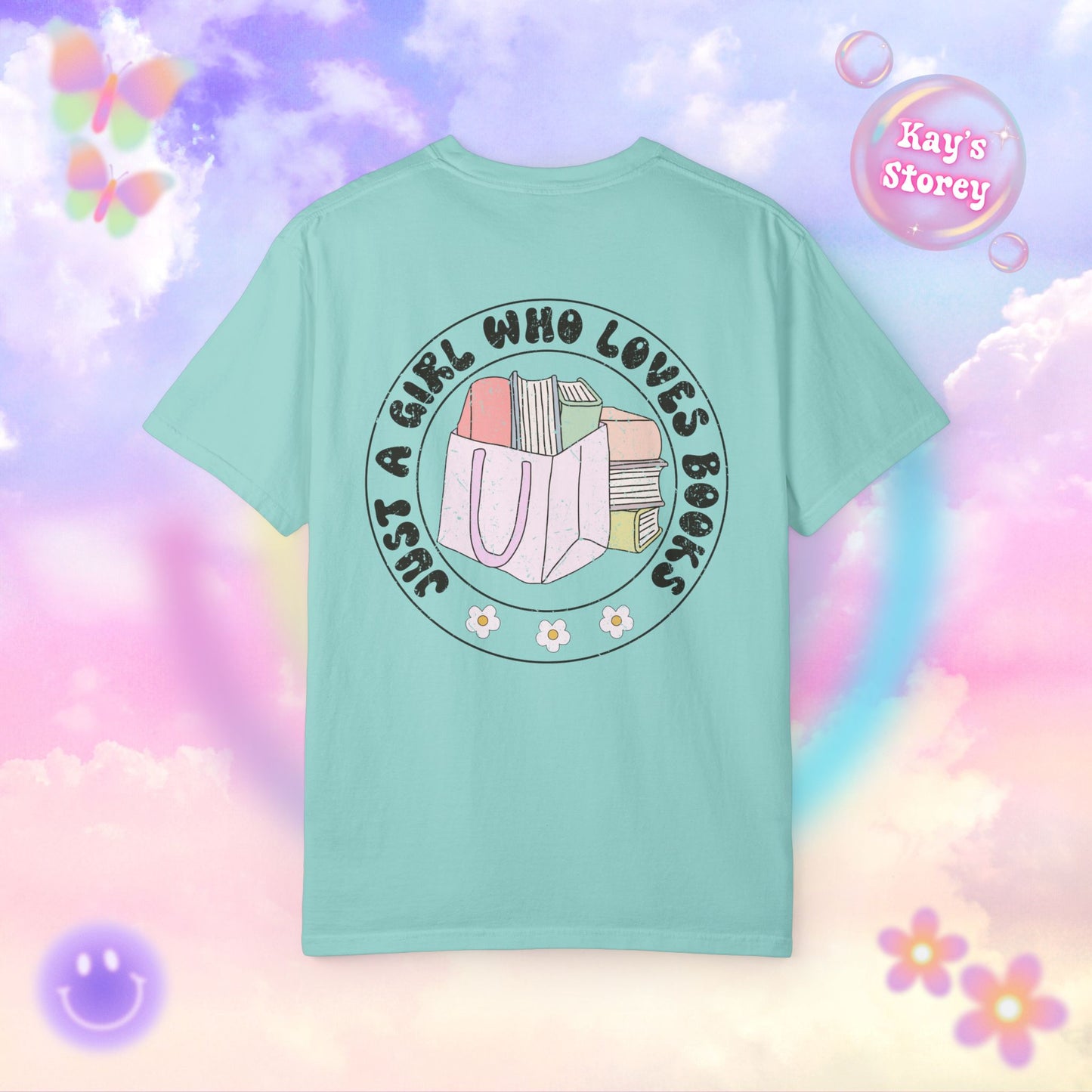 Just A Girl Who Loves Books Comfort Colors T-Shirt