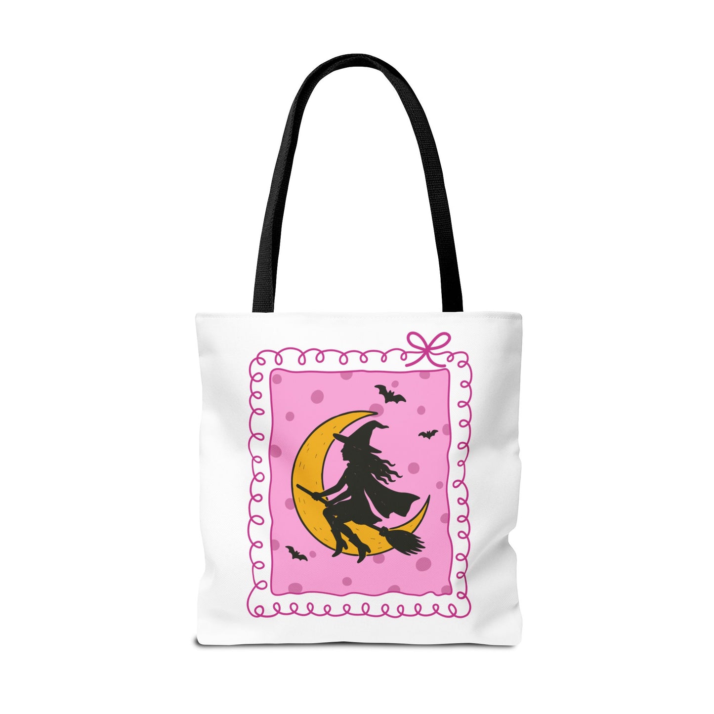Spooky Season Witch Book Tote Bag