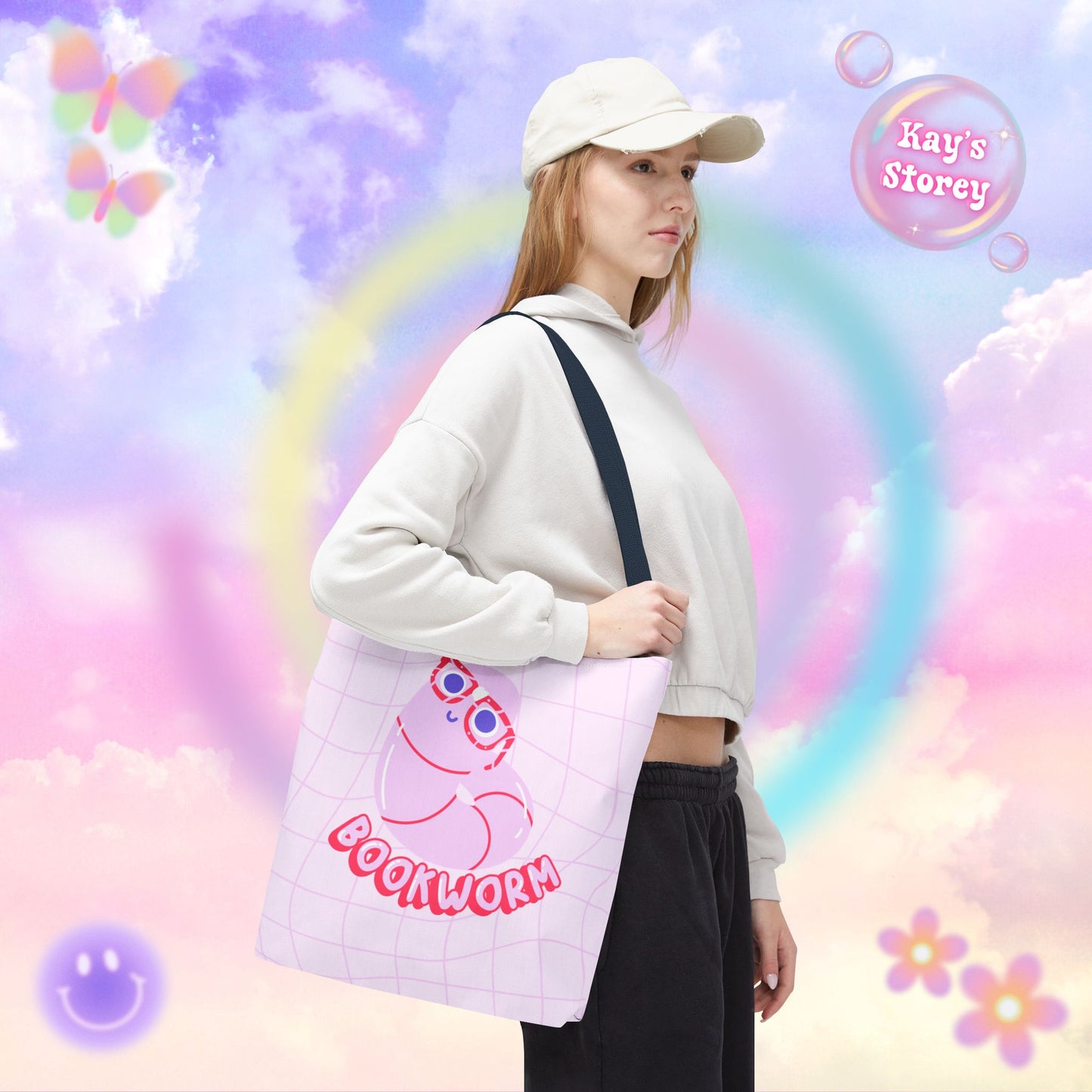 Bookworm Tote Bag