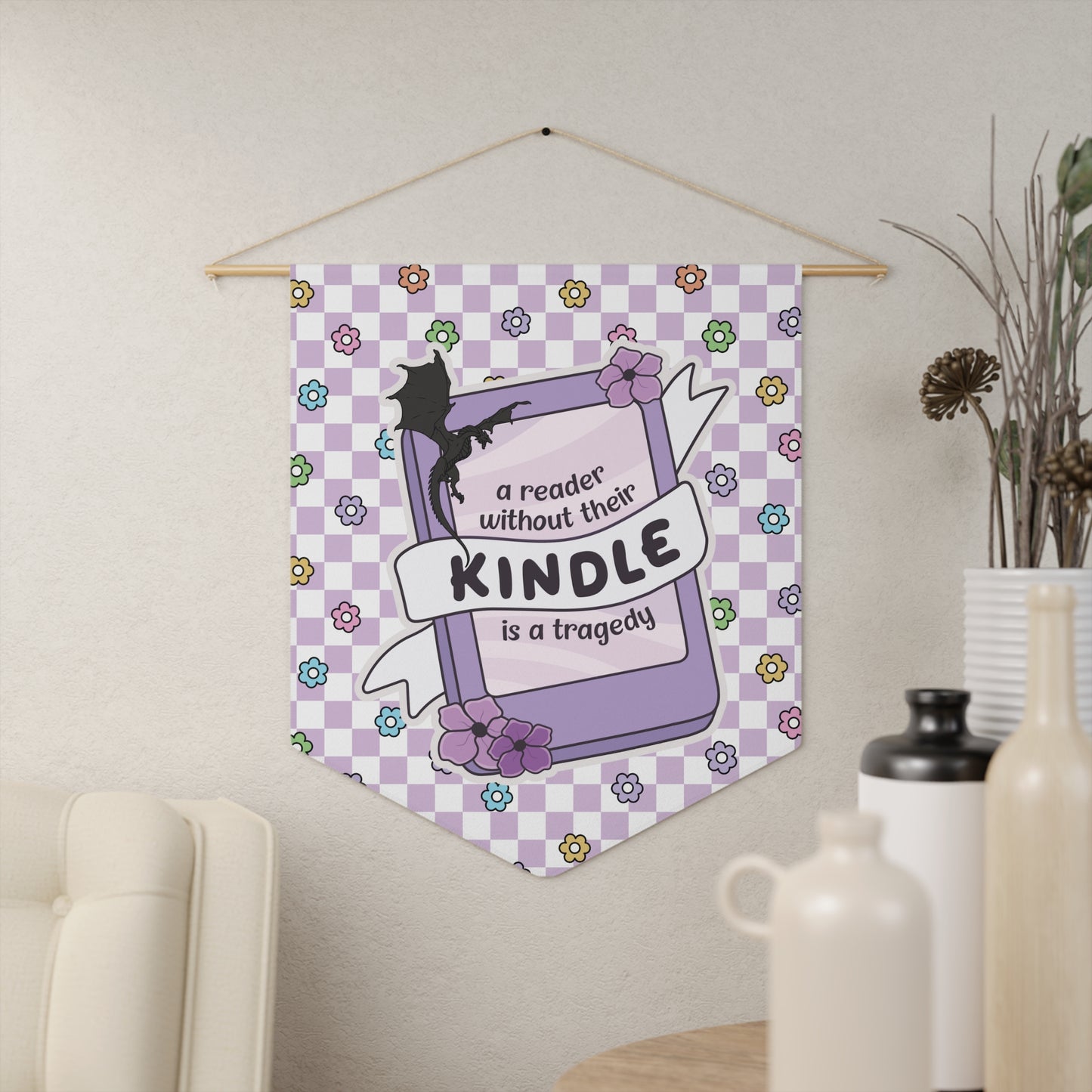 Purple Reader Without Their Kindle Pennant