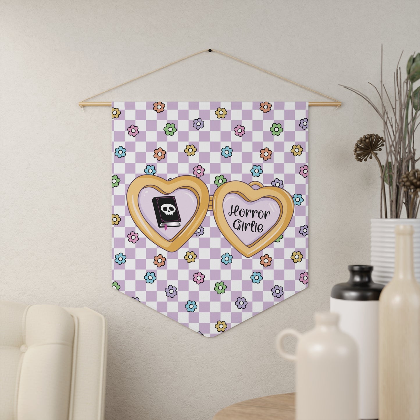 Purple Horror Girlie Pennant