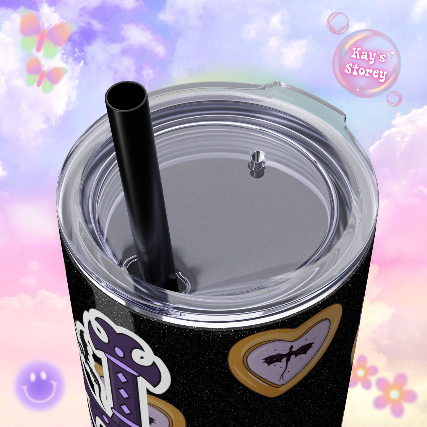 Fourth Wing Fantasy Tumbler, Romantasy Book Girl, Fourth Wing Fan Cup, Violent Little Thing Tumbler with Straw, 20oz