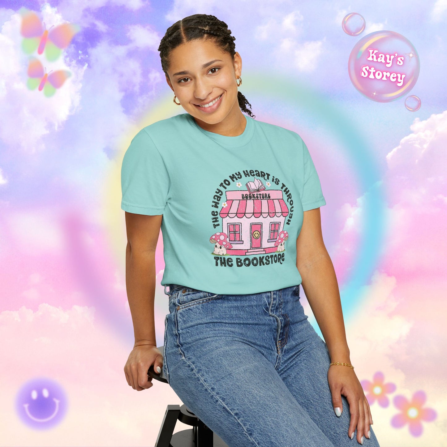 Through the Bookstore Comfort Colors T-Shirt