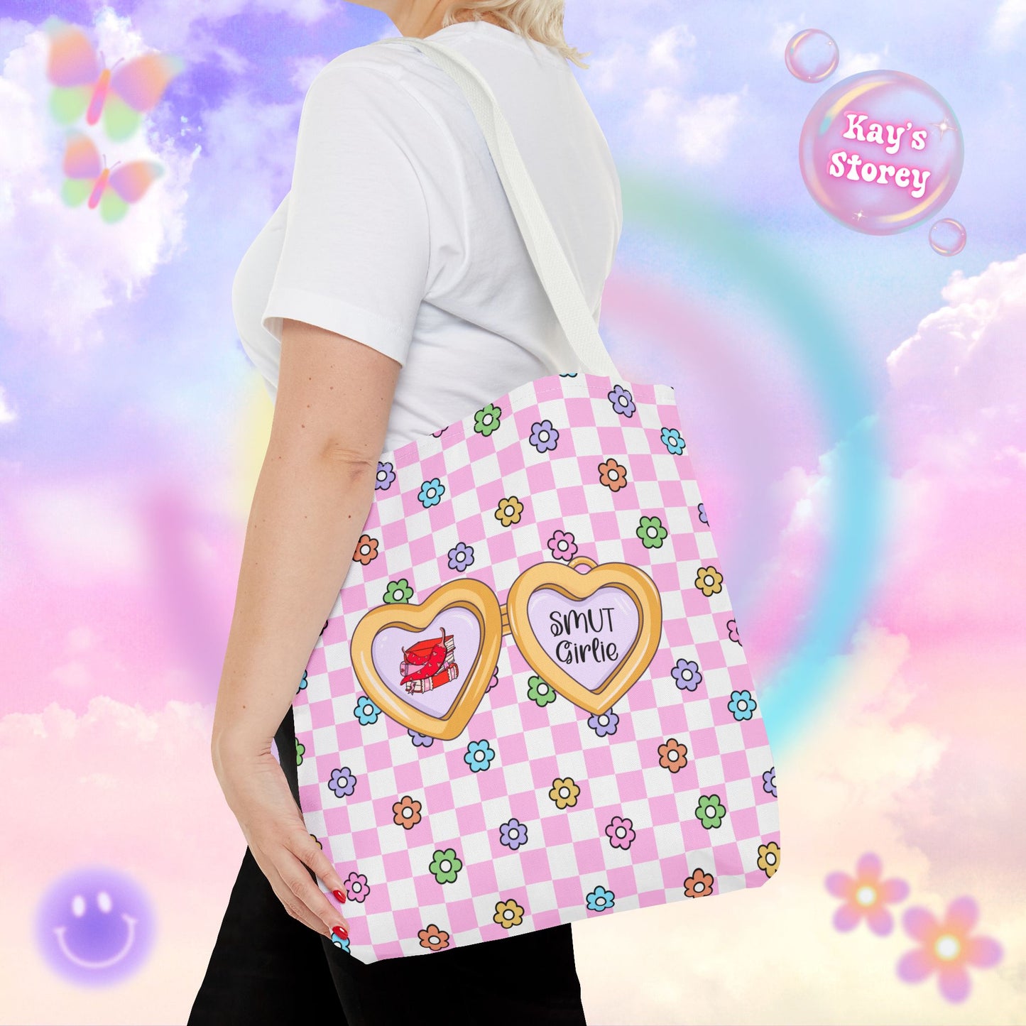 Pink Smut Girlie Tote Bag