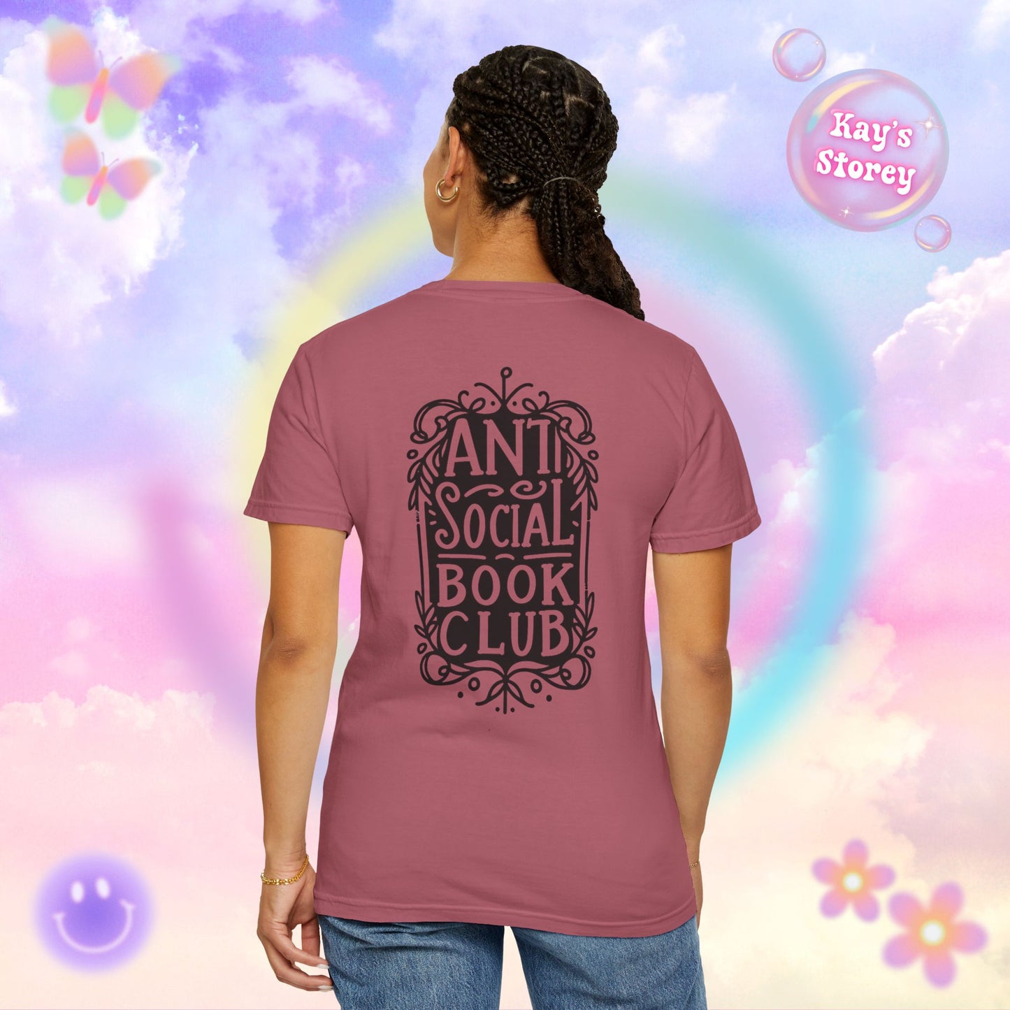 Anti Social Book Club Comfort Colors T-Shirt