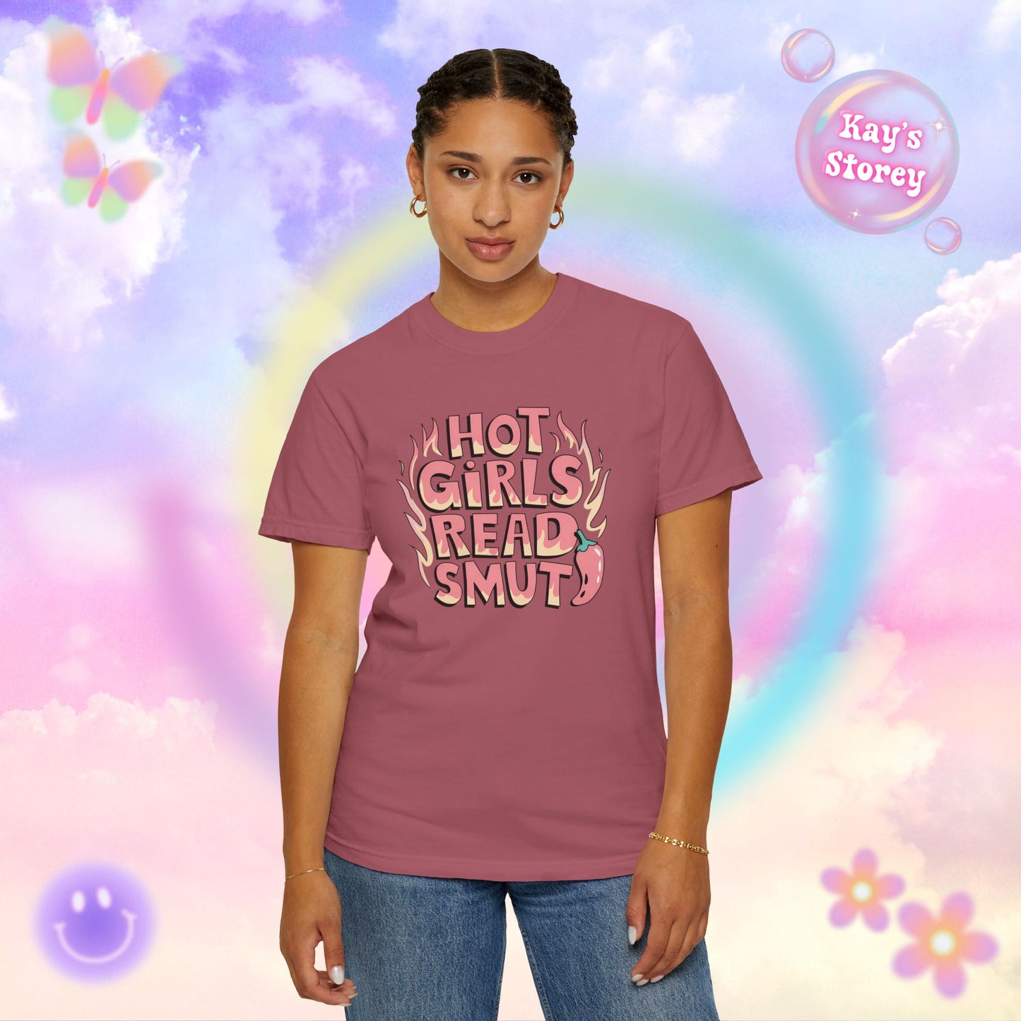 Hot Girls Read Smut Comfort Colors T-Shirt