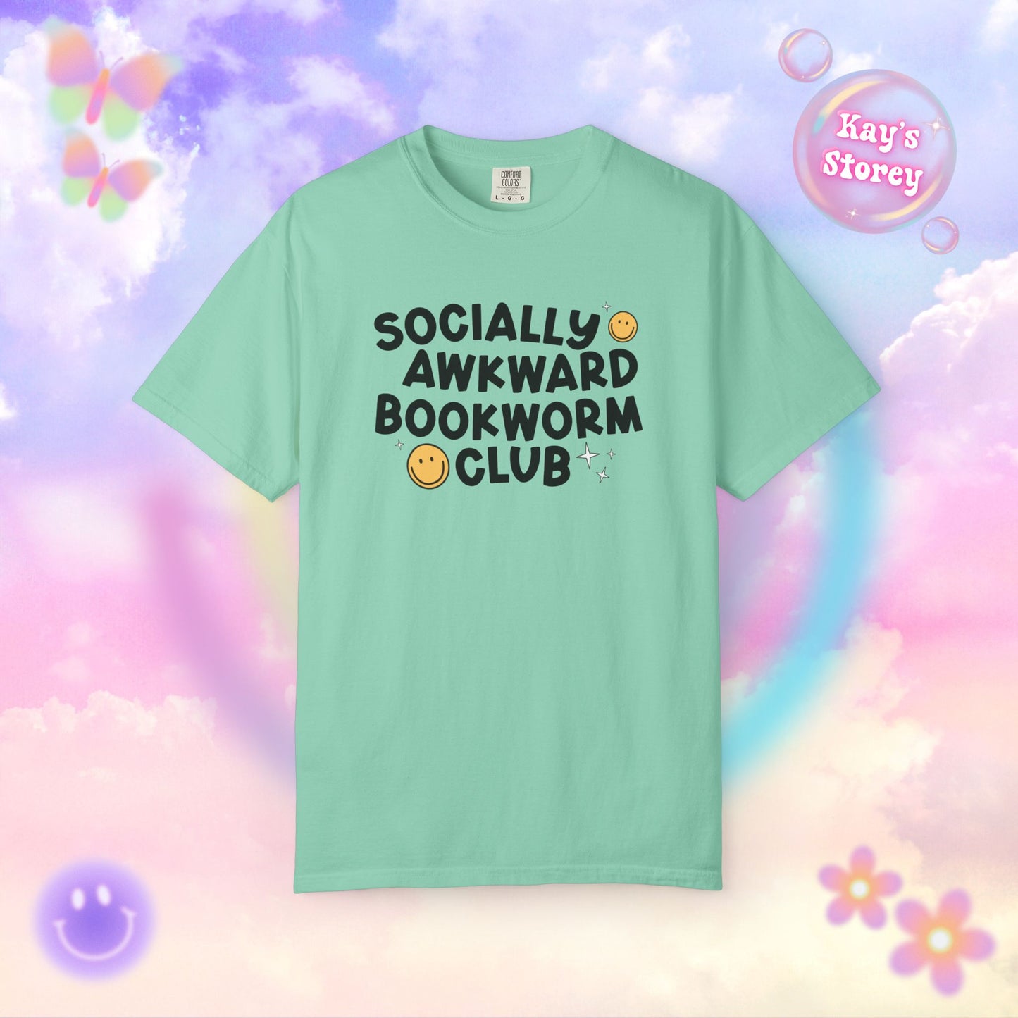 Socially Awkward Bookworm Club Comfort Colors T-Shirt