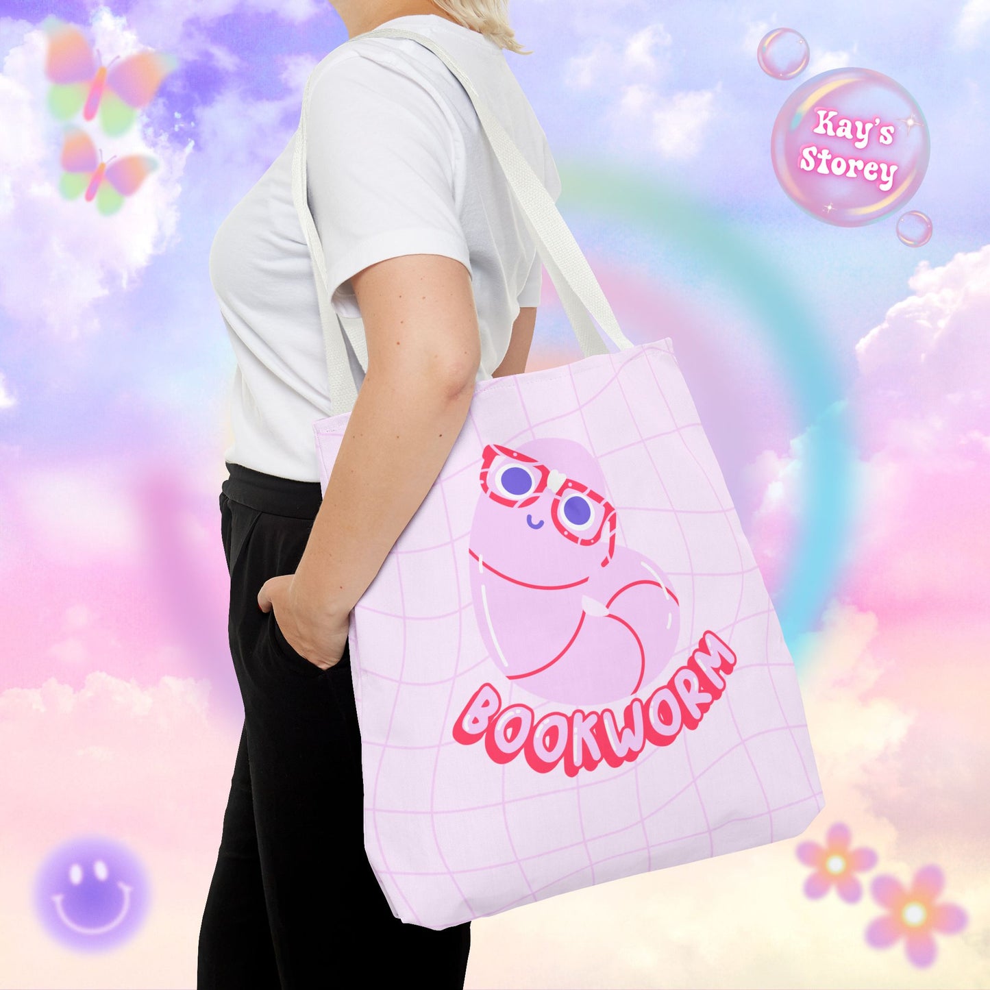 Bookworm Tote Bag